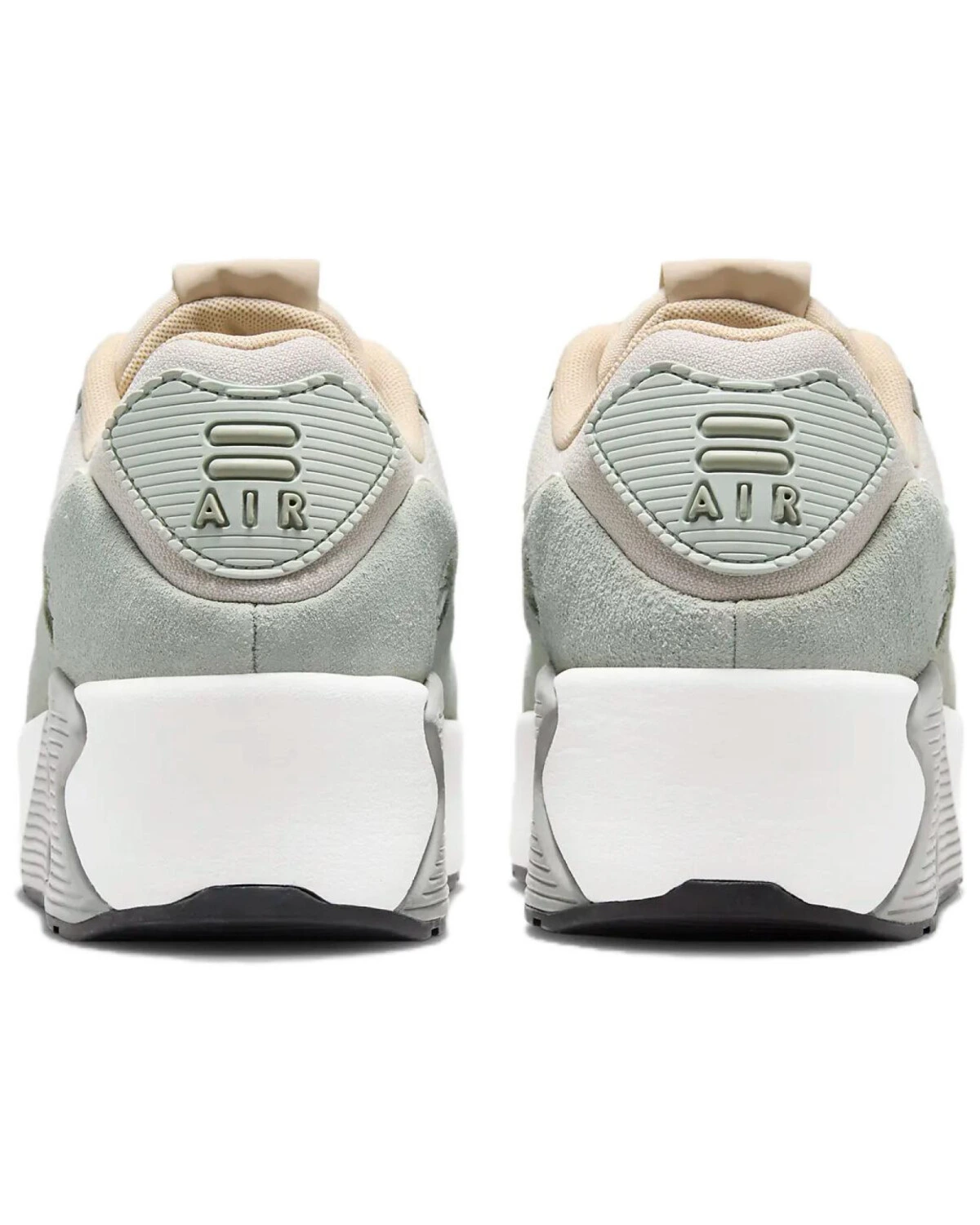 Nike Air Max 90 женские кроссовки комфортные светло-серые картинка