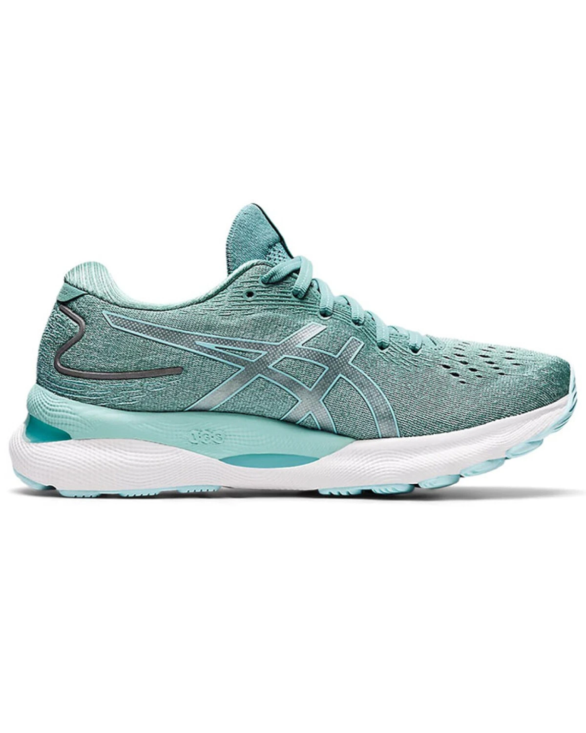 Asics GEL-Nimbus 24 женские кроссовки с амортизацией мятного цвета картинка