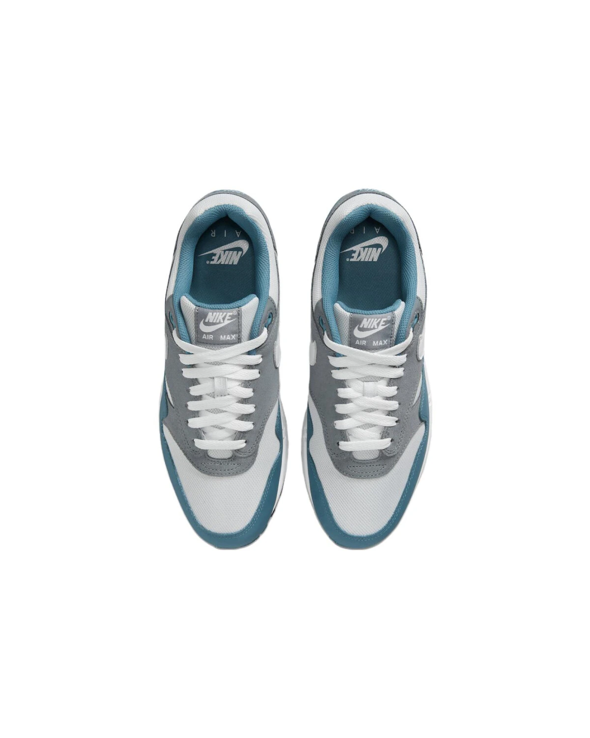 Nike Air Max 1 мужские повседневные кроссовки с амортизацией Air Max серо-голубые картинка