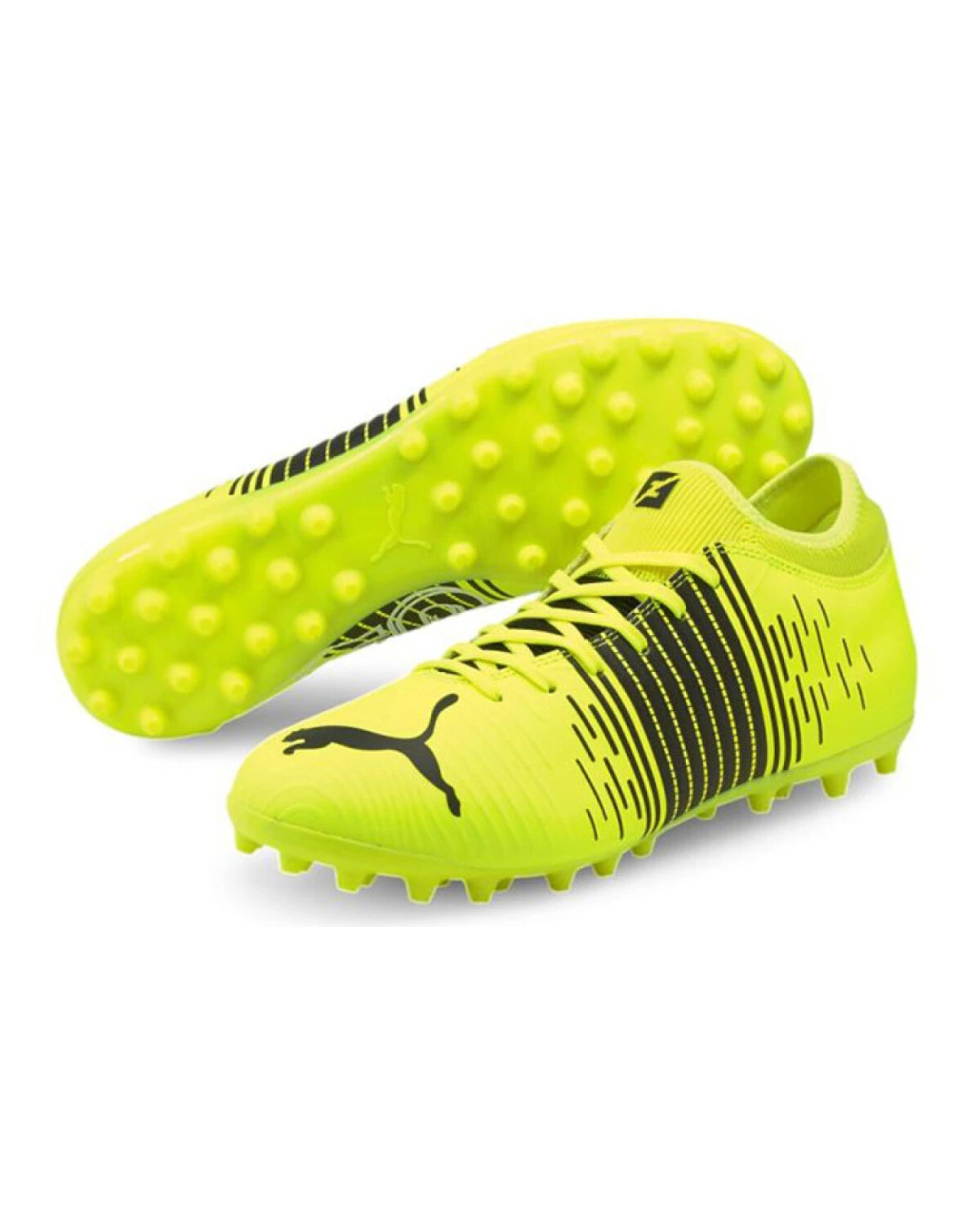 PUMA Future Z 4.1 унисекс футбольные бутсы жёлтые с шипами для искусственной травы картинка