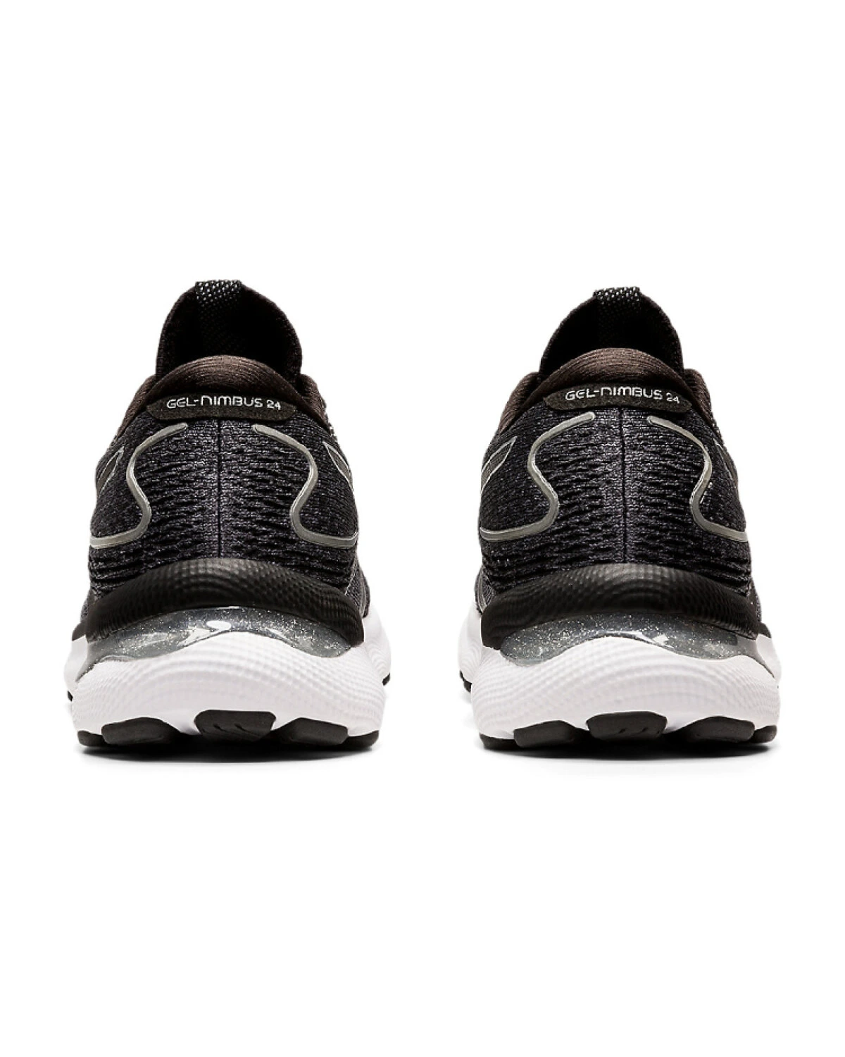 Asics GEL-Nimbus 24 женские кроссовки для бега с амортизацией черные картинка
