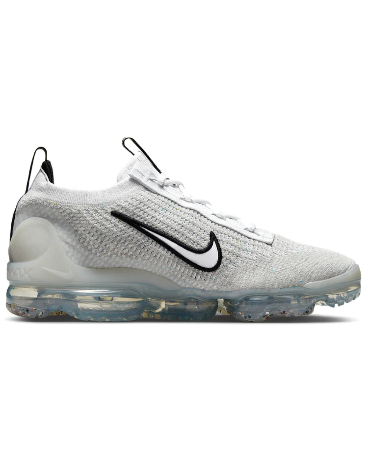 Nike VaporMax 2021 унисекс кроссовки текстильные белые с амортизацией картинка
