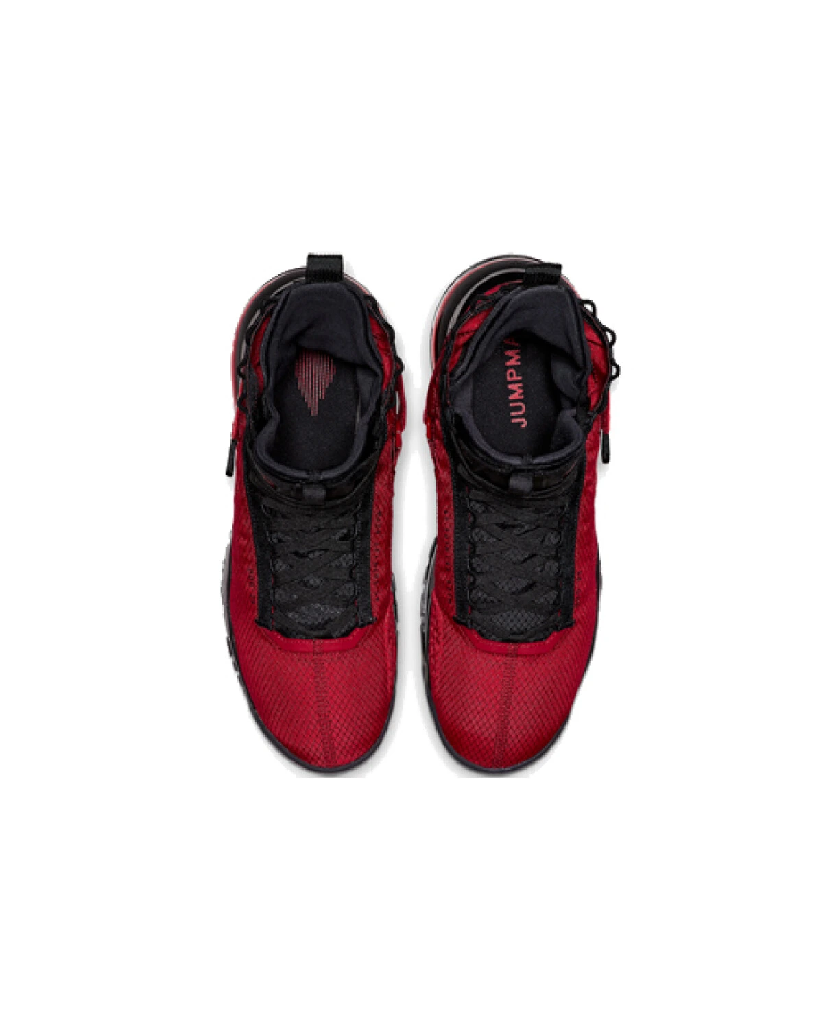 Jordan Proto-Max 720 мужские высокие кроссовки красно-чёрные противоскользящие картинка