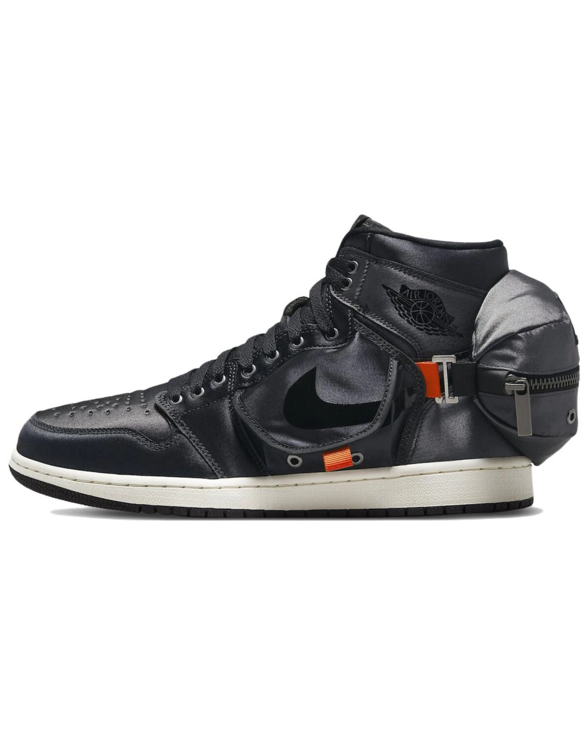 Jordan Air Jordan 1 Utility SP "Stash" унисекс кроссовки высокие чёрно-серые картинка