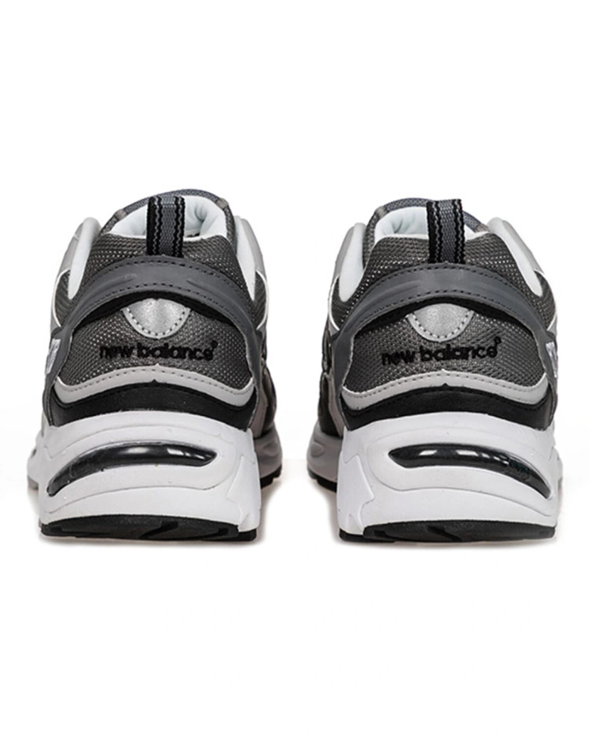 New Balance 878 унисекс кроссовки сетчатые серо-черные картинка