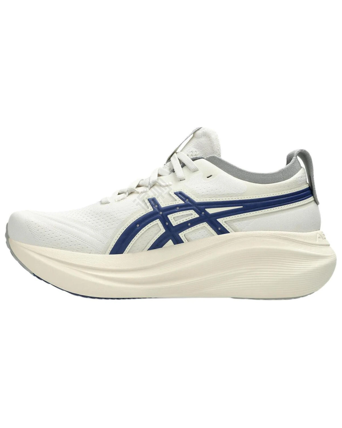 Asics GEL-NIMBUS 27 женские кроссовки для бега бело-голубые картинка