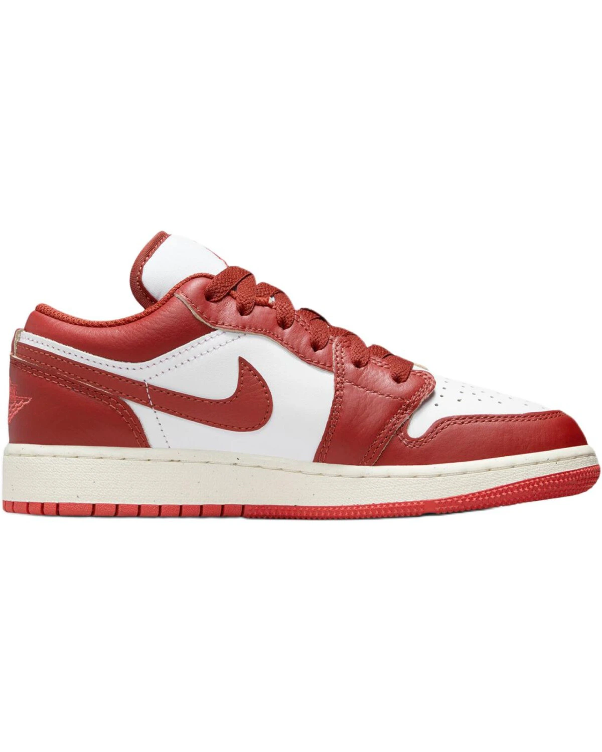 Jordan Air Jordan 1 детские кроссовки бело-красные картинка