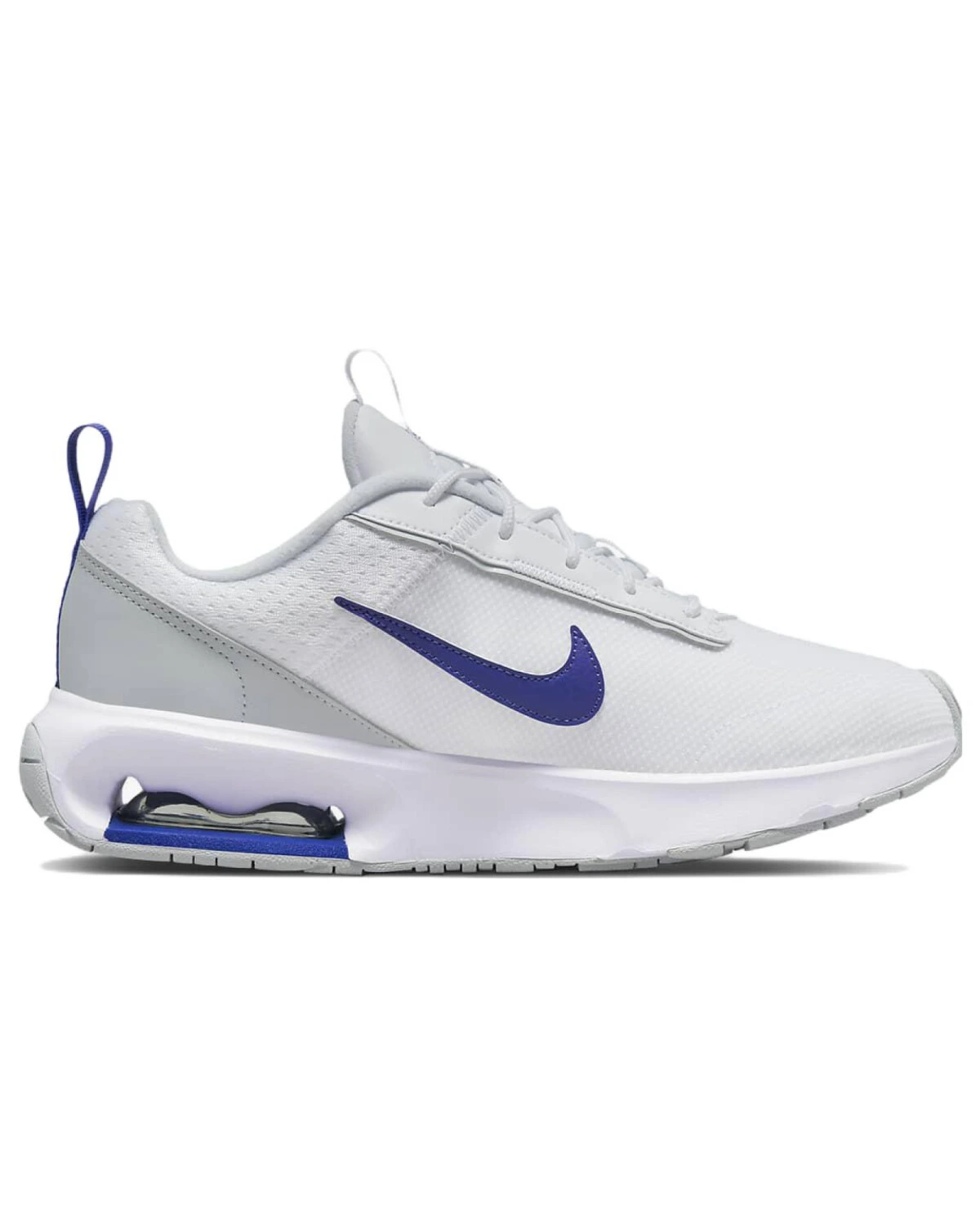 Nike Air Max INTRLK Lite женские спортивные кроссовки тканевые бело-синие картинка