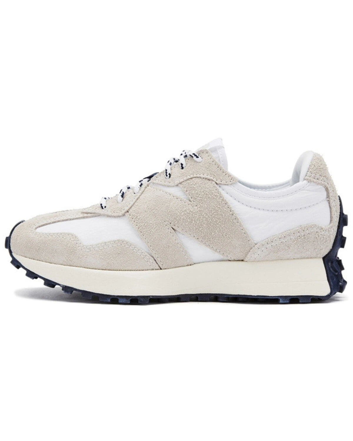 New Balance NB 327 унисекс кроссовки тканевые бежевые картинка
