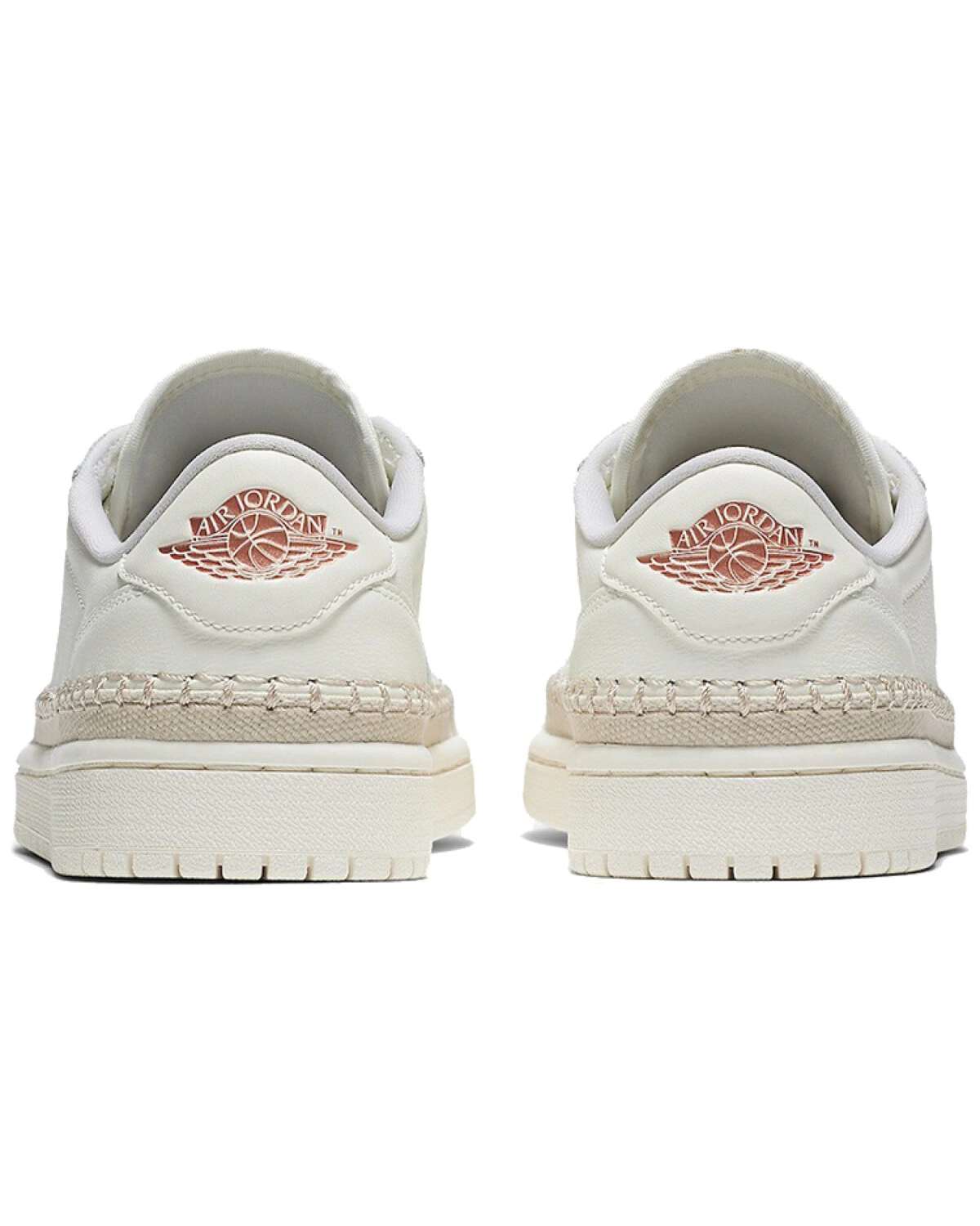 Jordan Air Jordan 1 Retro Low "No Swoosh" женские кроссовки белые кожаные картинка