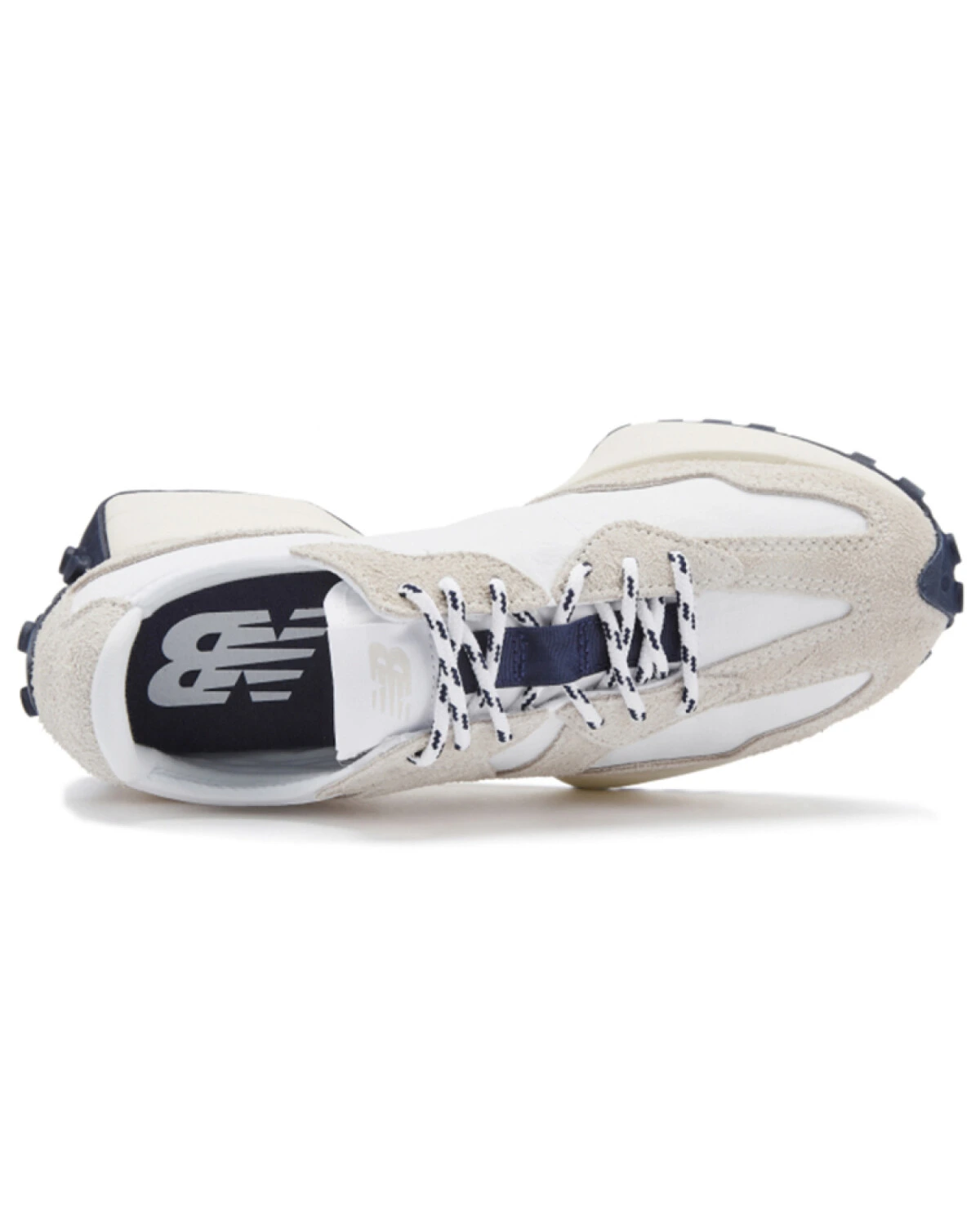 New Balance NB 327 унисекс кроссовки тканевые бежевые картинка
