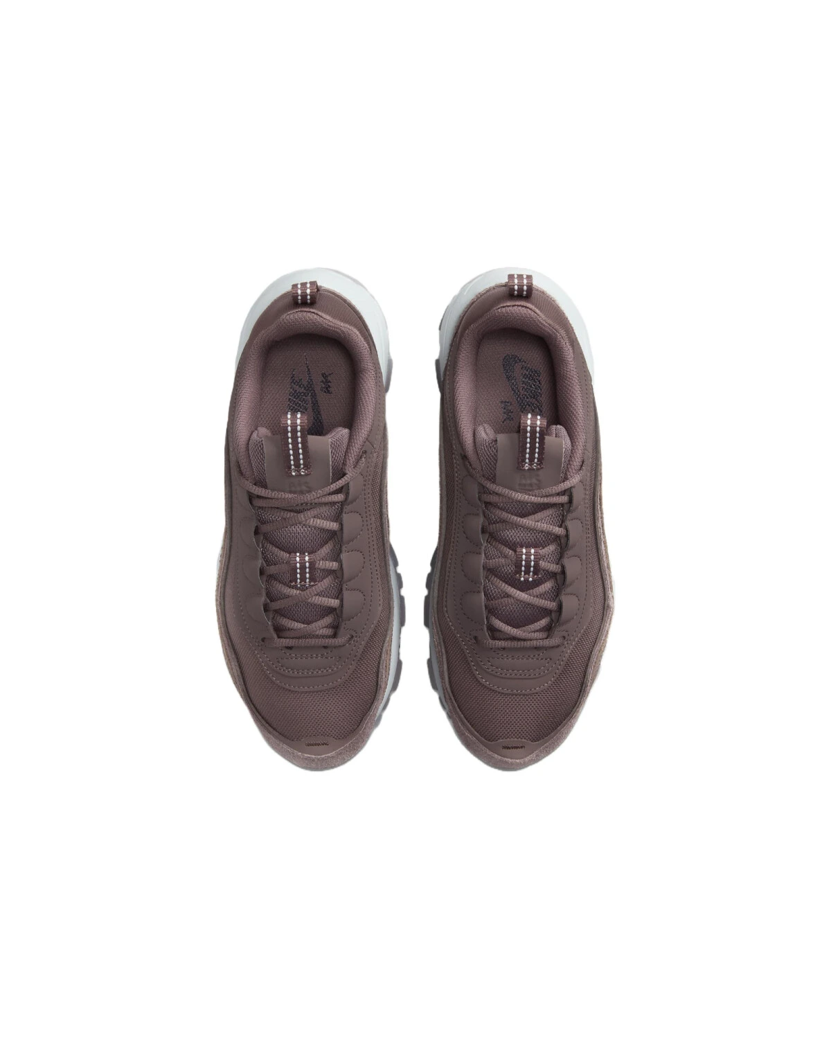 Nike Air Max 97 женские повседневные кроссовки фиолетовые из текстиля и кожи картинка