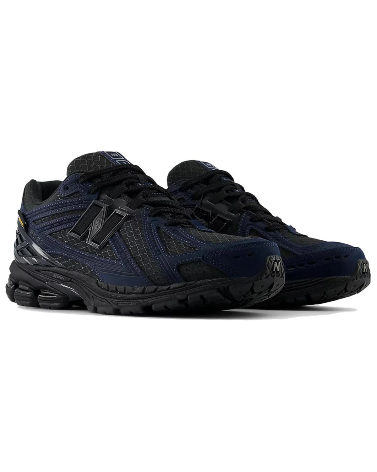 New Balance 1906D унисекс кроссовки черно-синие с шнуровкой и амортизацией картинка