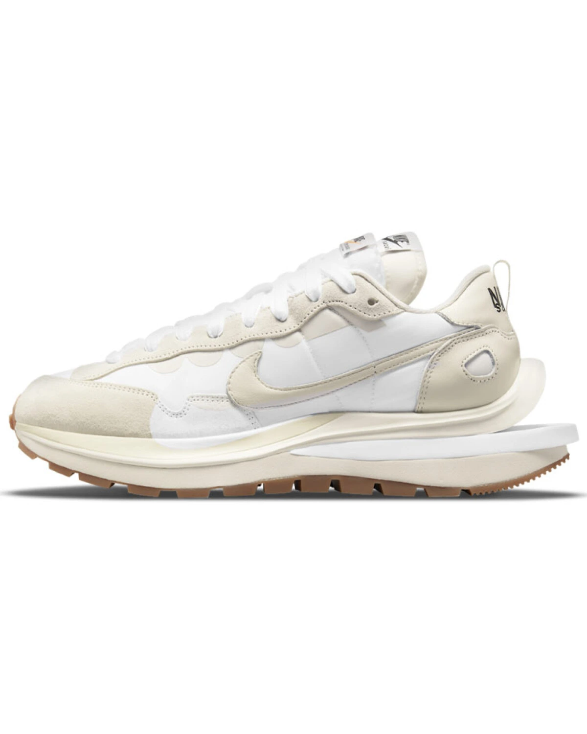 Nike VaporWaffle unisex кроссовки повседневные бело-бежевые картинка