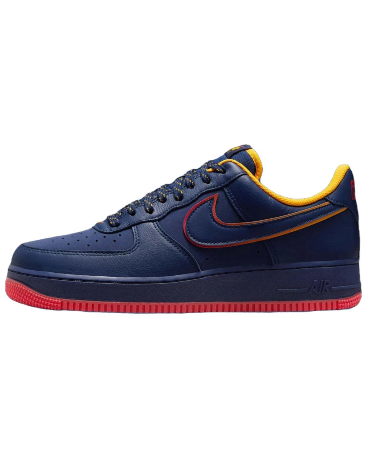 Nike Air Force 1 Low Retro Pack Unisex кроссовки синие кожаные картинка