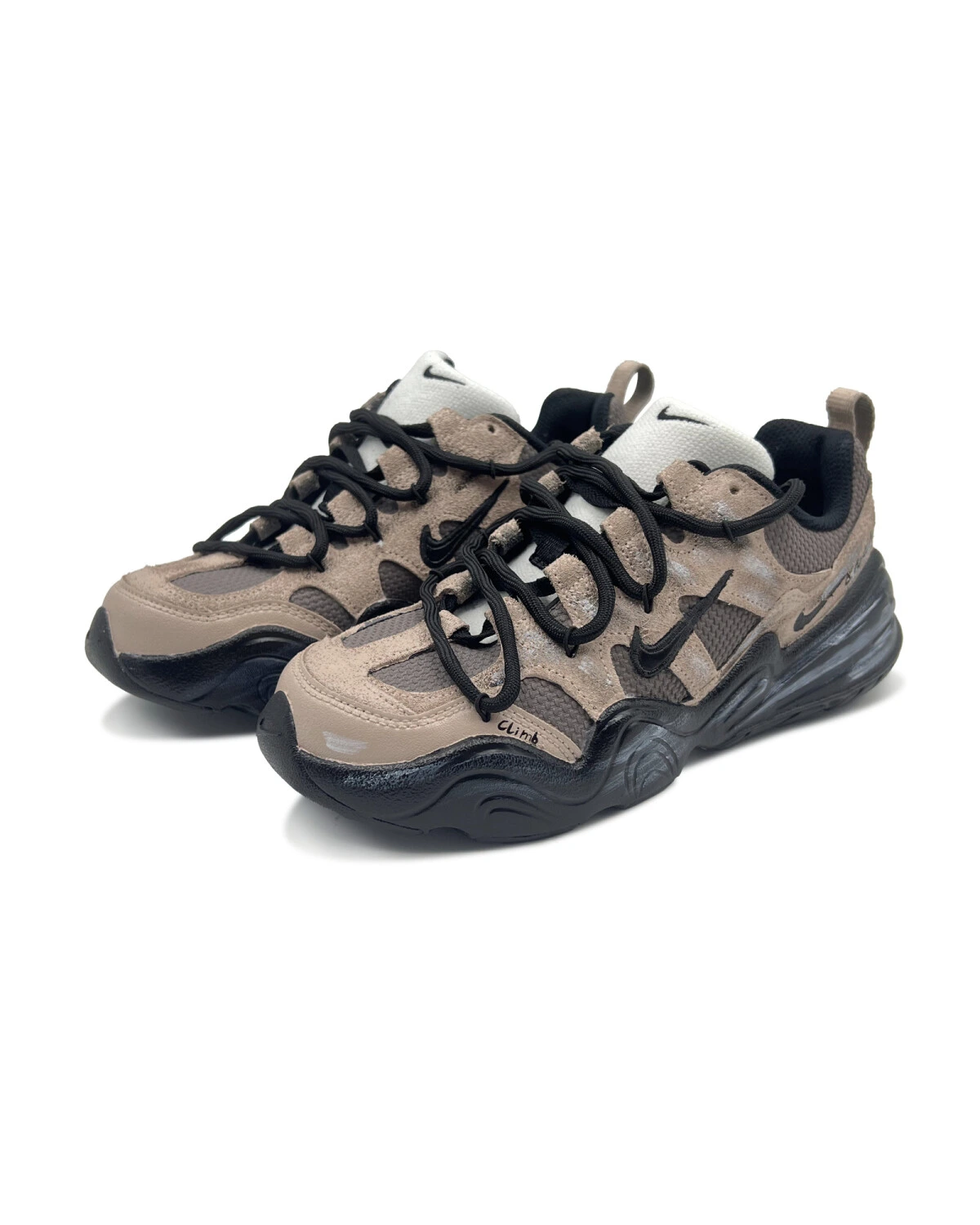 Nike Tech Hera Unisex коричневые повседневные кроссовки картинка