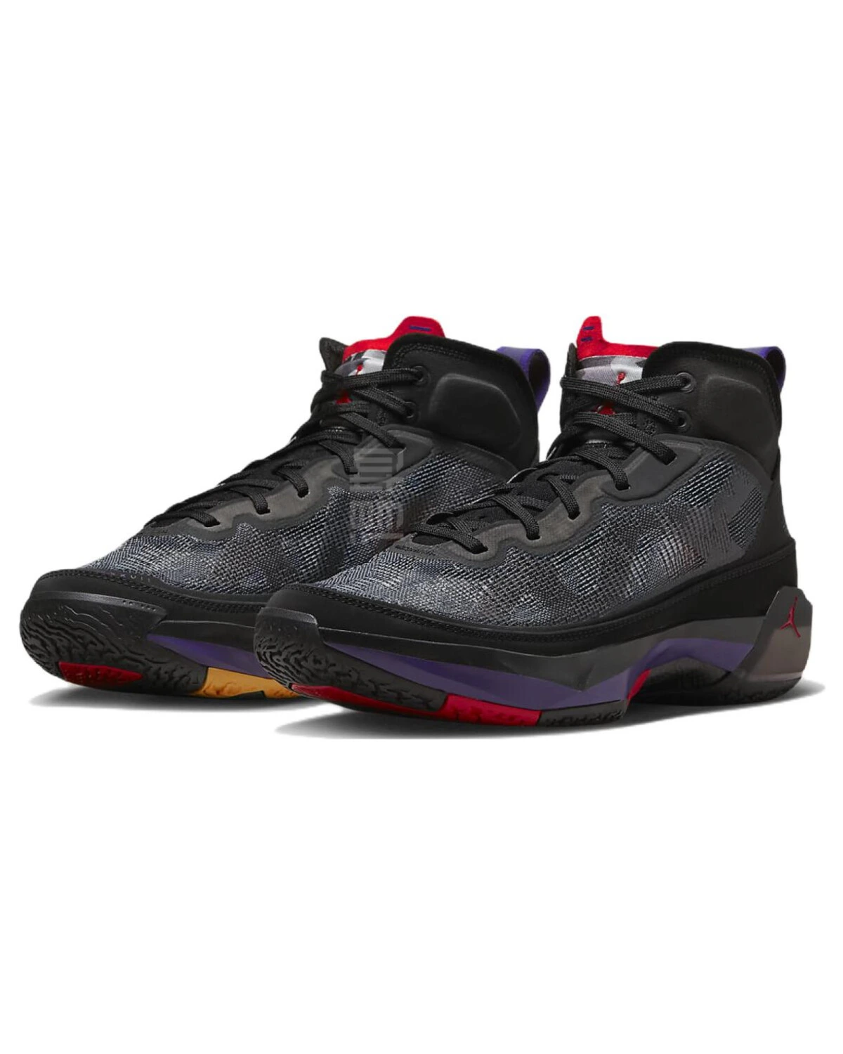 Jordan Air Jordan 37 "Beyond Borders" мужские баскетбольные кроссовки высокие черно-красные картинка