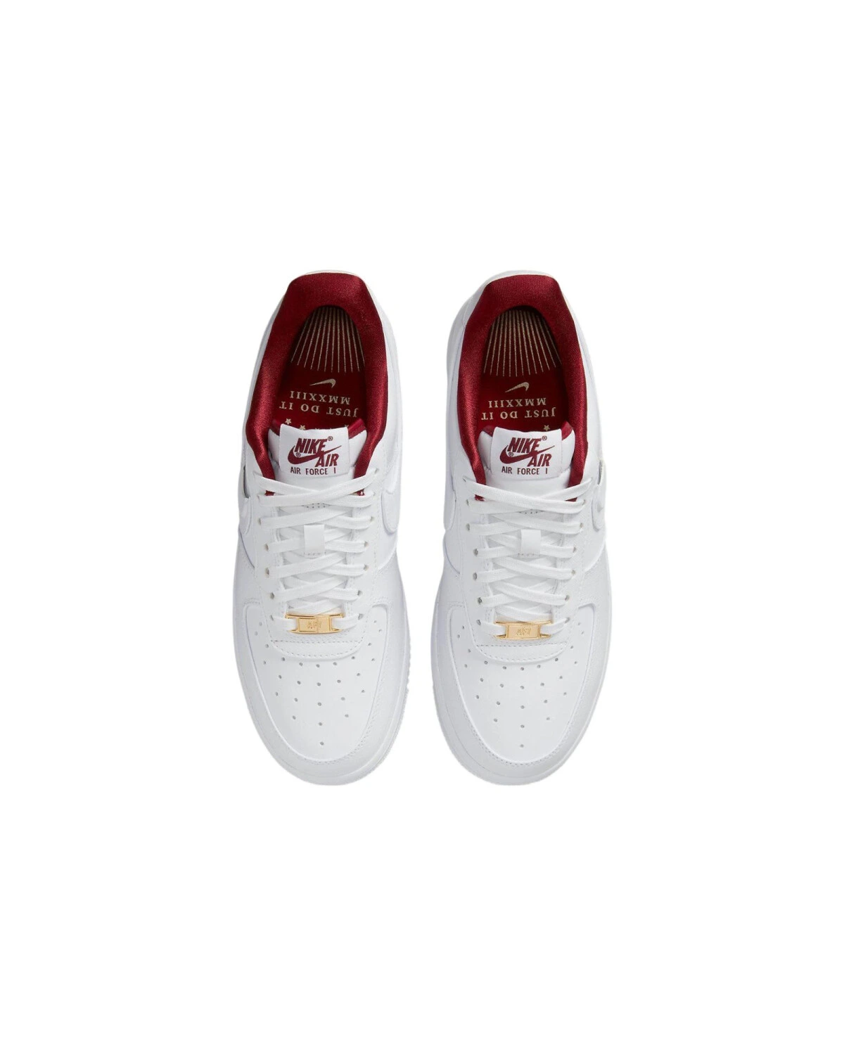 Nike Air Force 1 женские кроссовки белые картинка