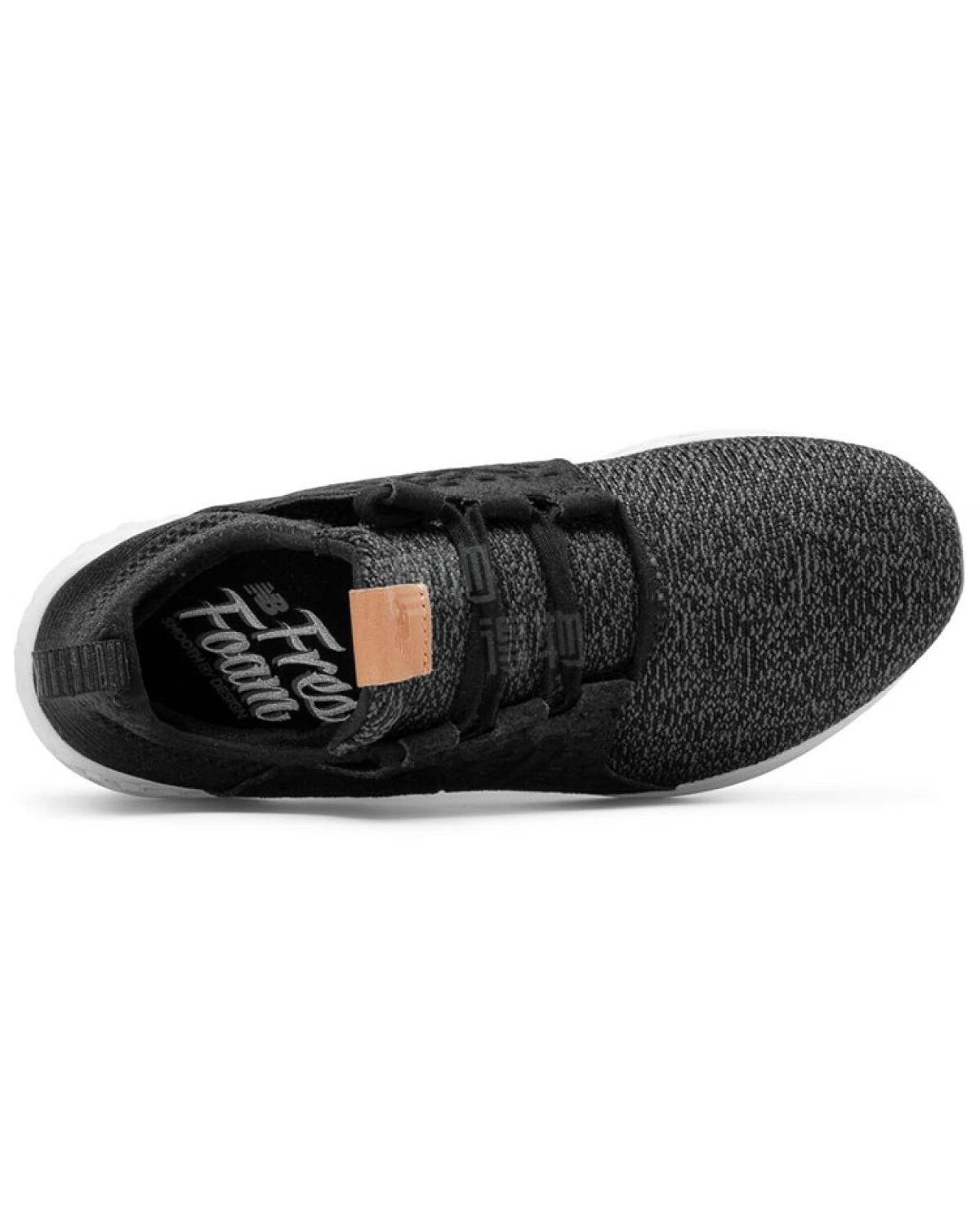 New Balance Fresh Foam Cruzv1 женские кроссовки черно-серые с амортизацией для бега картинка