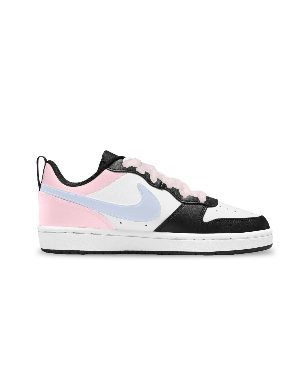 Nike Court Borough унисекс детские кеды с помпонной шнуровкой картинка