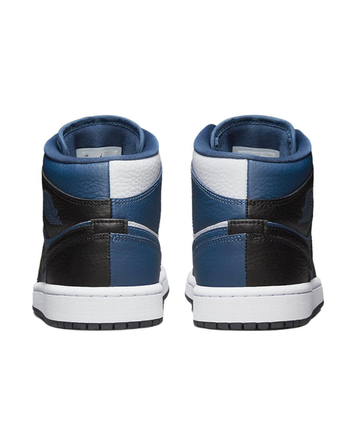Jordan Air Jordan 1 Mid Split "French Blue" женские кроссовки кожаные синие картинка
