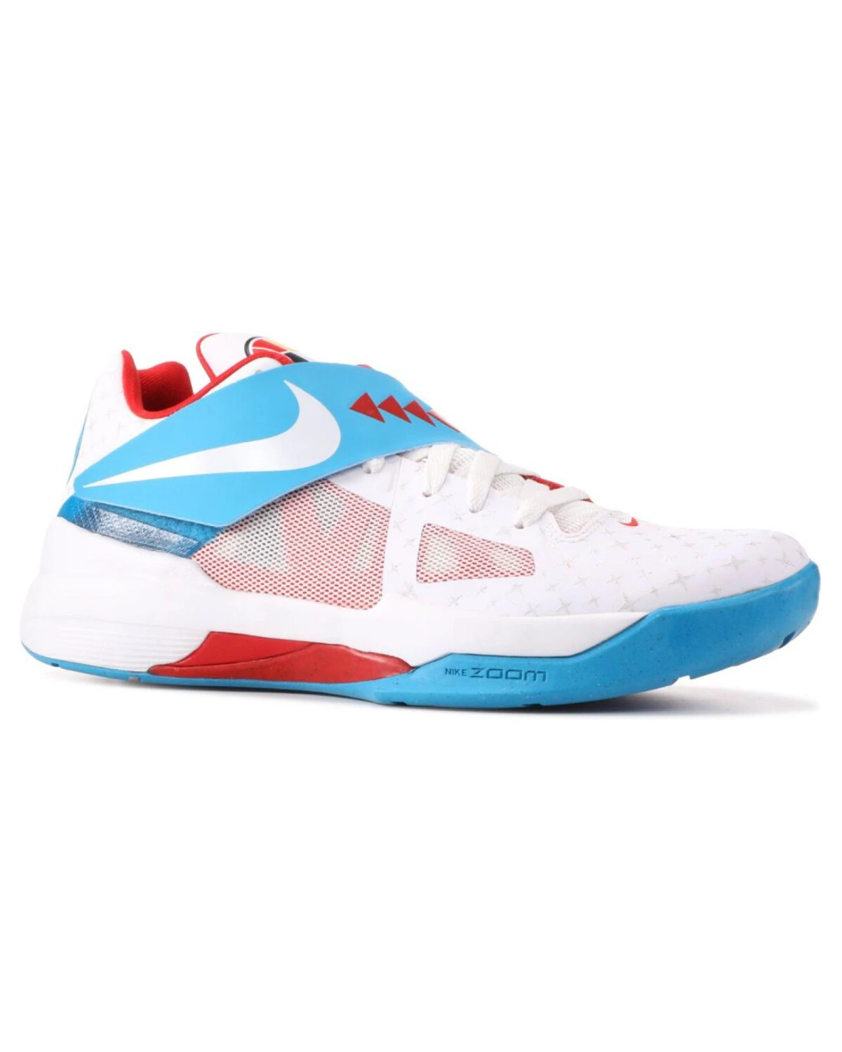 Nike KD 4 N7 "White" мужские баскетбольные кроссовки белые с амортизацией картинка