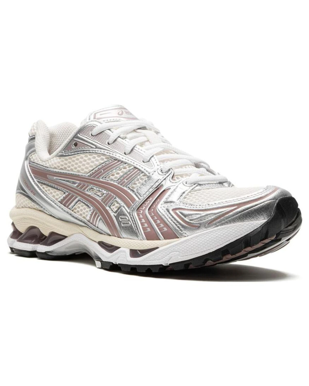 Asics Gel-Kayano 14 мужские кроссовки белые с красными элементами картинка