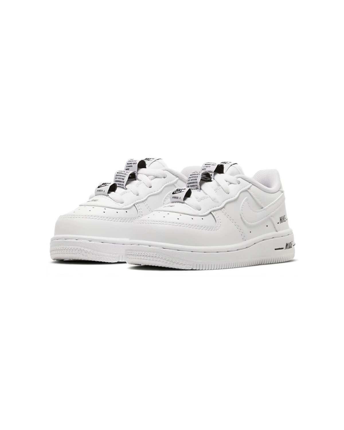 Nike Air Force 1 Double Air Детские кроссовки белые картинка
