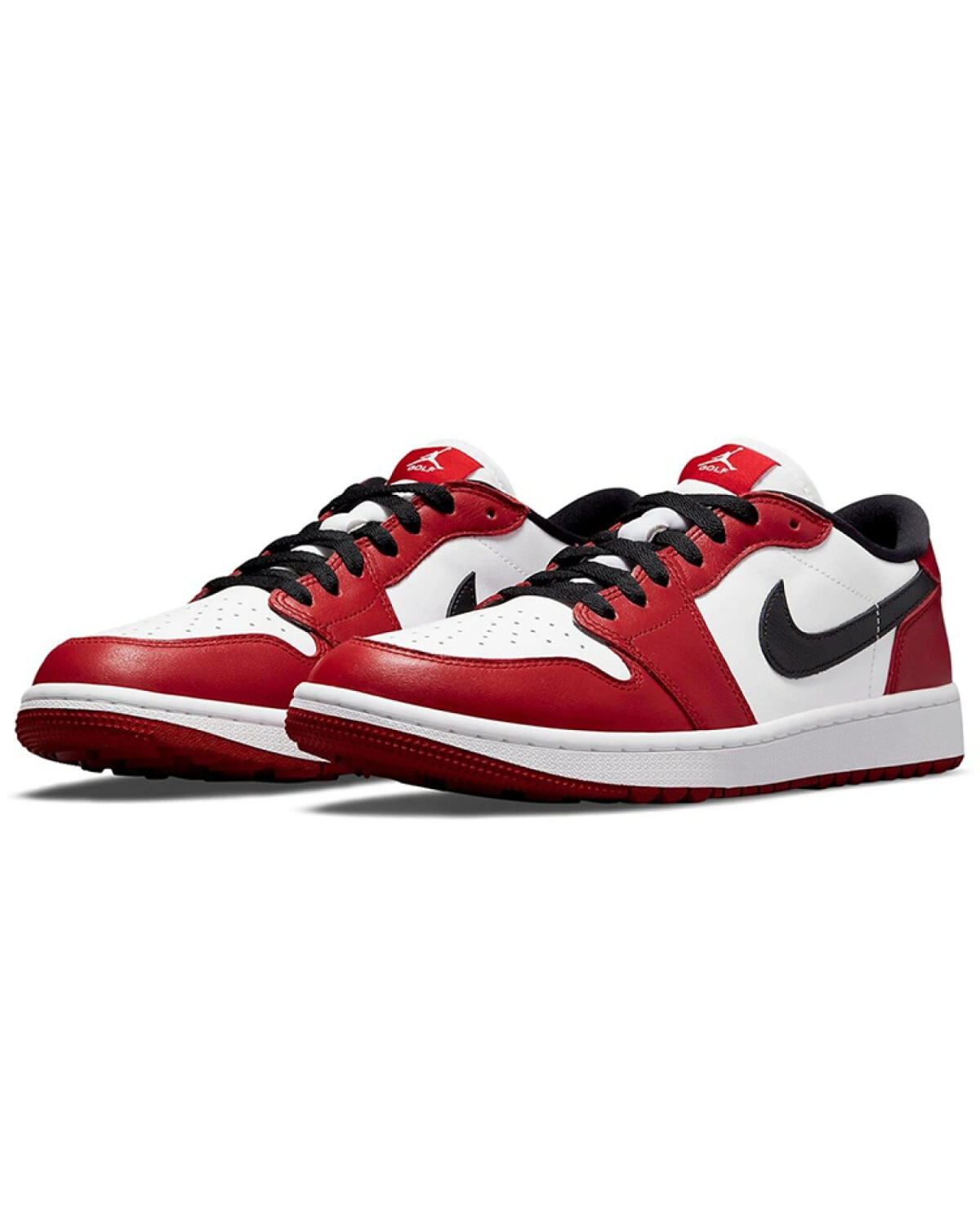 Jordan Air Jordan 1 unisex кроссовки кожаные красно-белые картинка