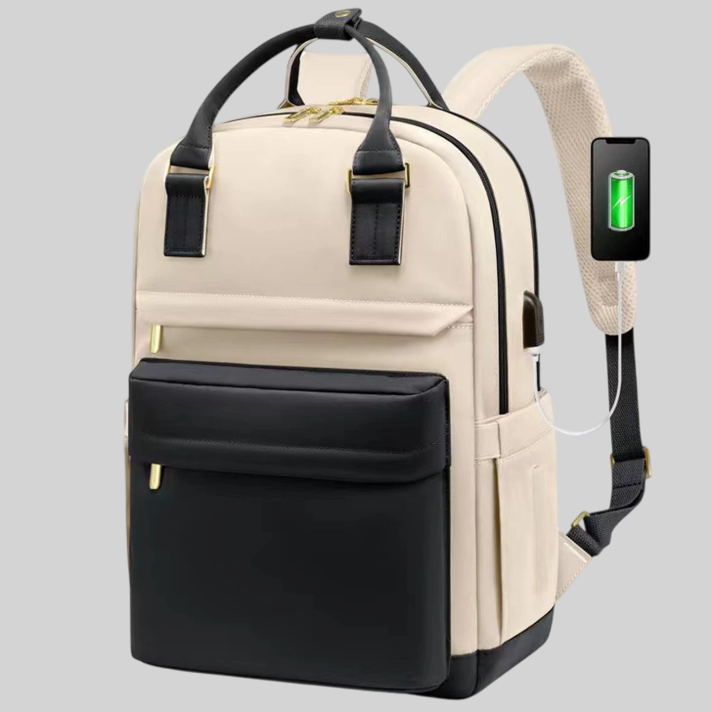 Вместительный USB-рюкзак для ноутбука картинка