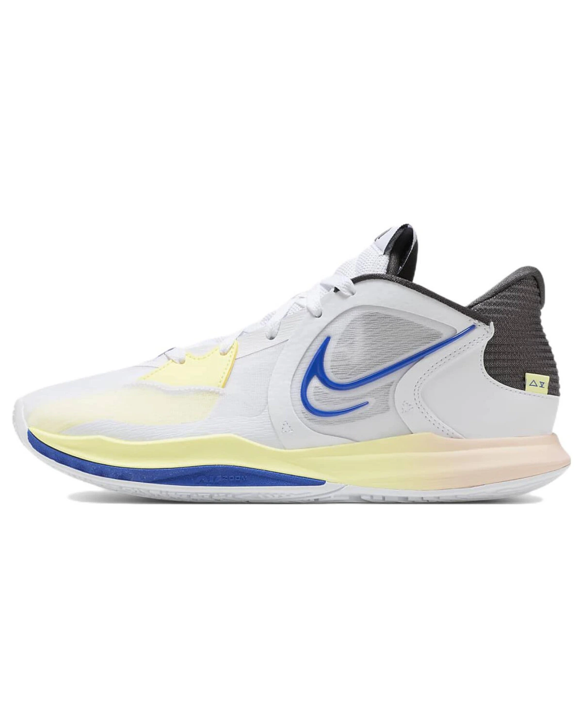 Nike Kyrie Low 5 "Bounce" унисекс баскетбольные кроссовки Air Zoom бело-сине-желтые картинка