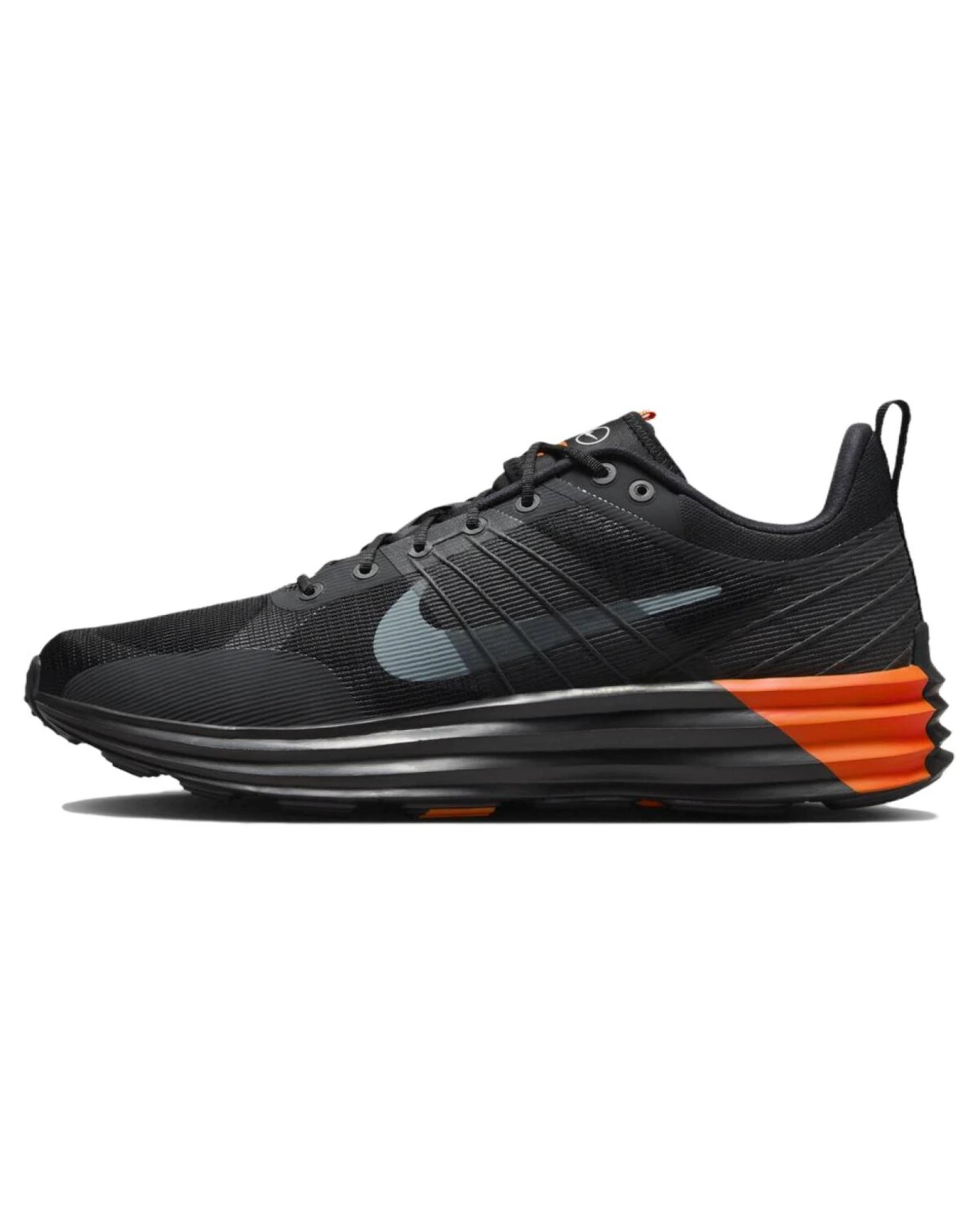 Nike Lunar Roam мужские спортивные кроссовки износостойкие черно-оранжевые картинка
