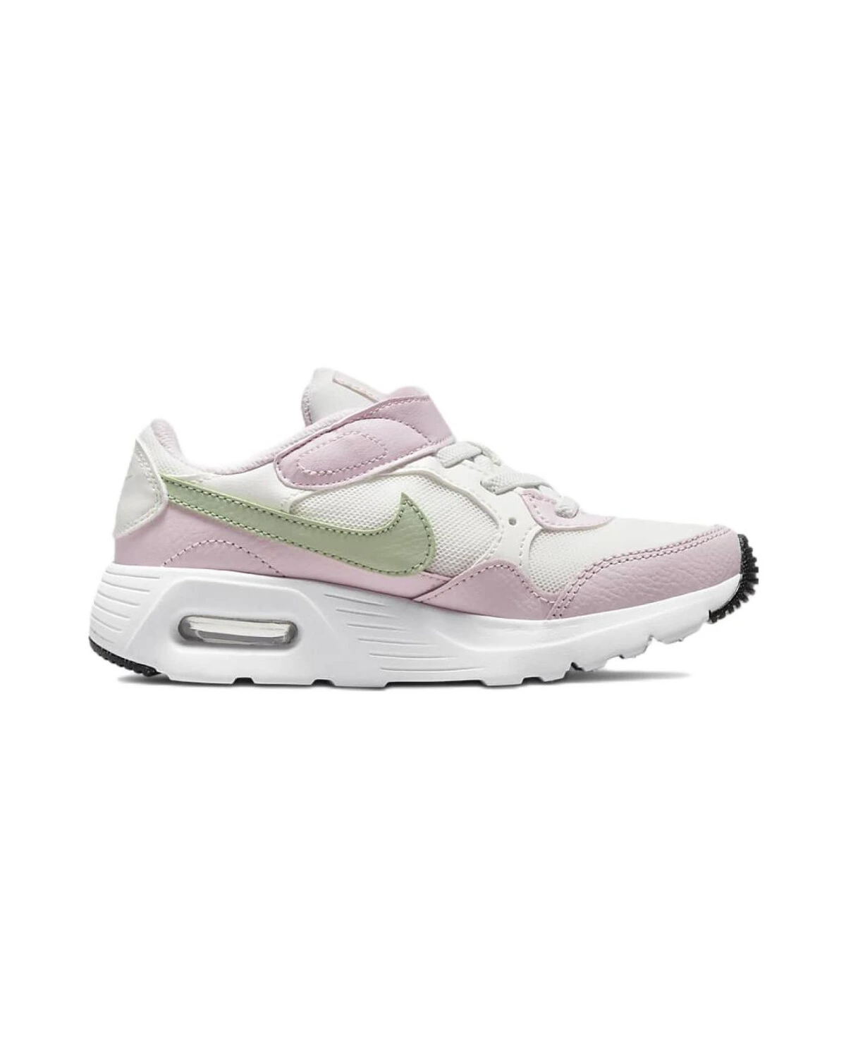 Nike Air Max SC детские кроссовки розово-зеленые с амортизацией и воздухопроницаемостью картинка