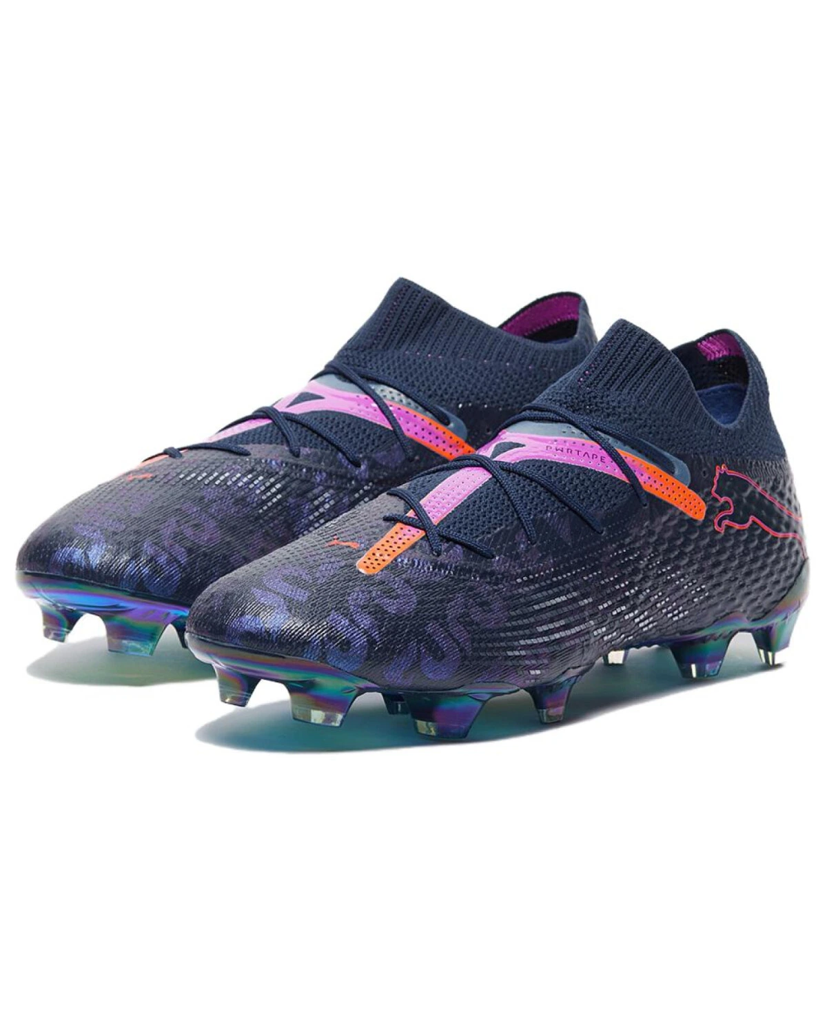 PUMA FUTURE 7 ULTIMATE темно-фиолетово-синие футбольные бутсы картинка