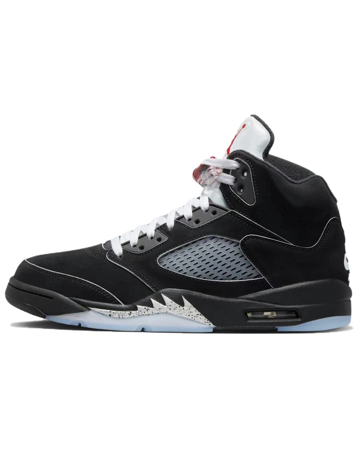 Jordan Air Jordan 5 унисекс кроссовки черные из натуральной кожи высокие картинка