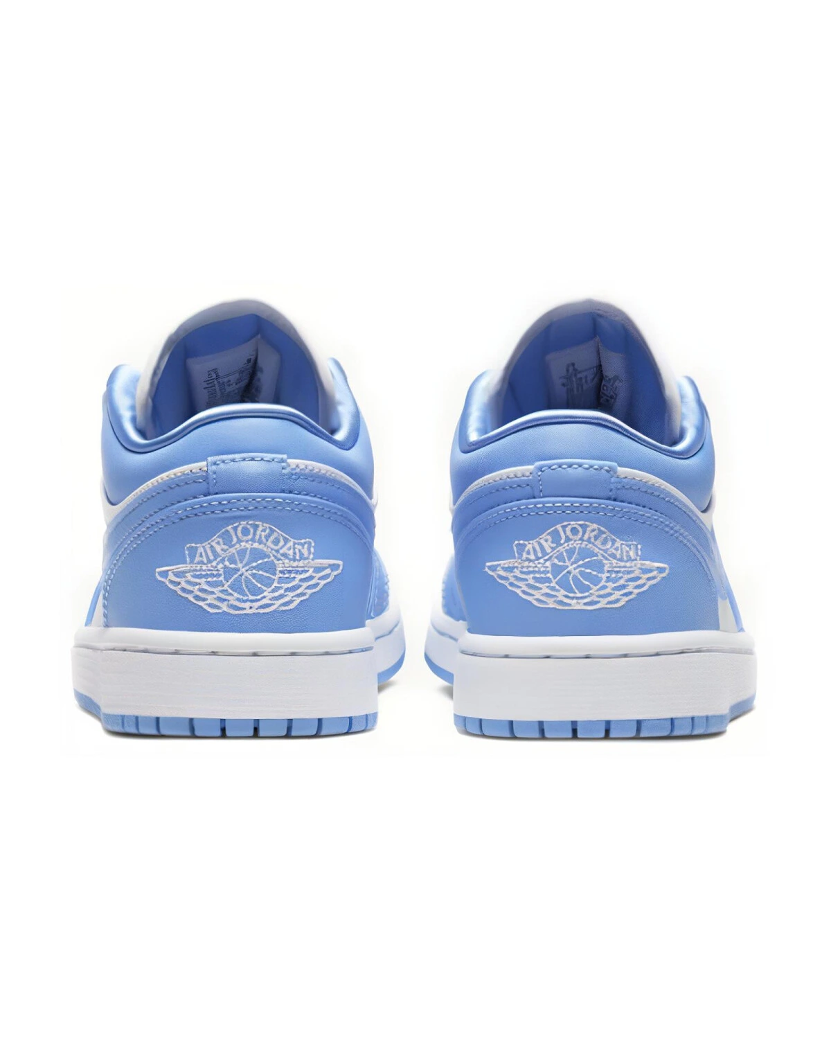 Jordan Air Jordan 1 унисекс кроссовки сине-белые из искусственной кожи картинка