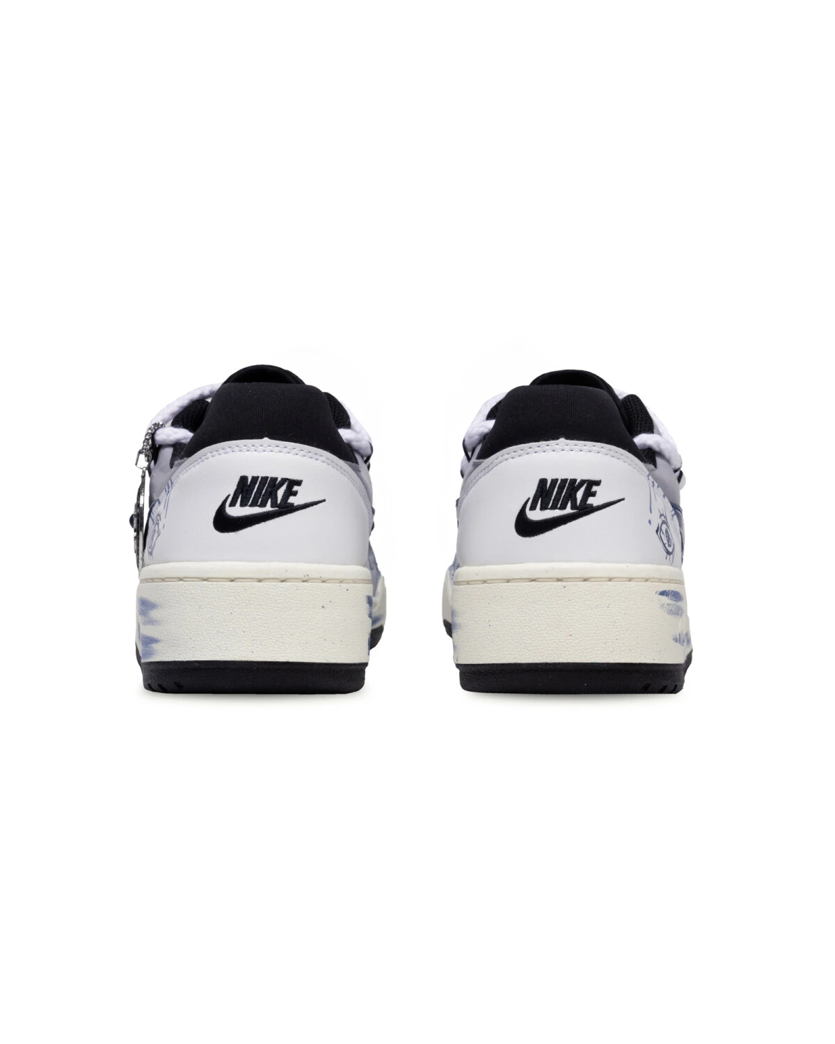 Nike Full Force мужские кроссовки сине-белые с амортизацией картинка