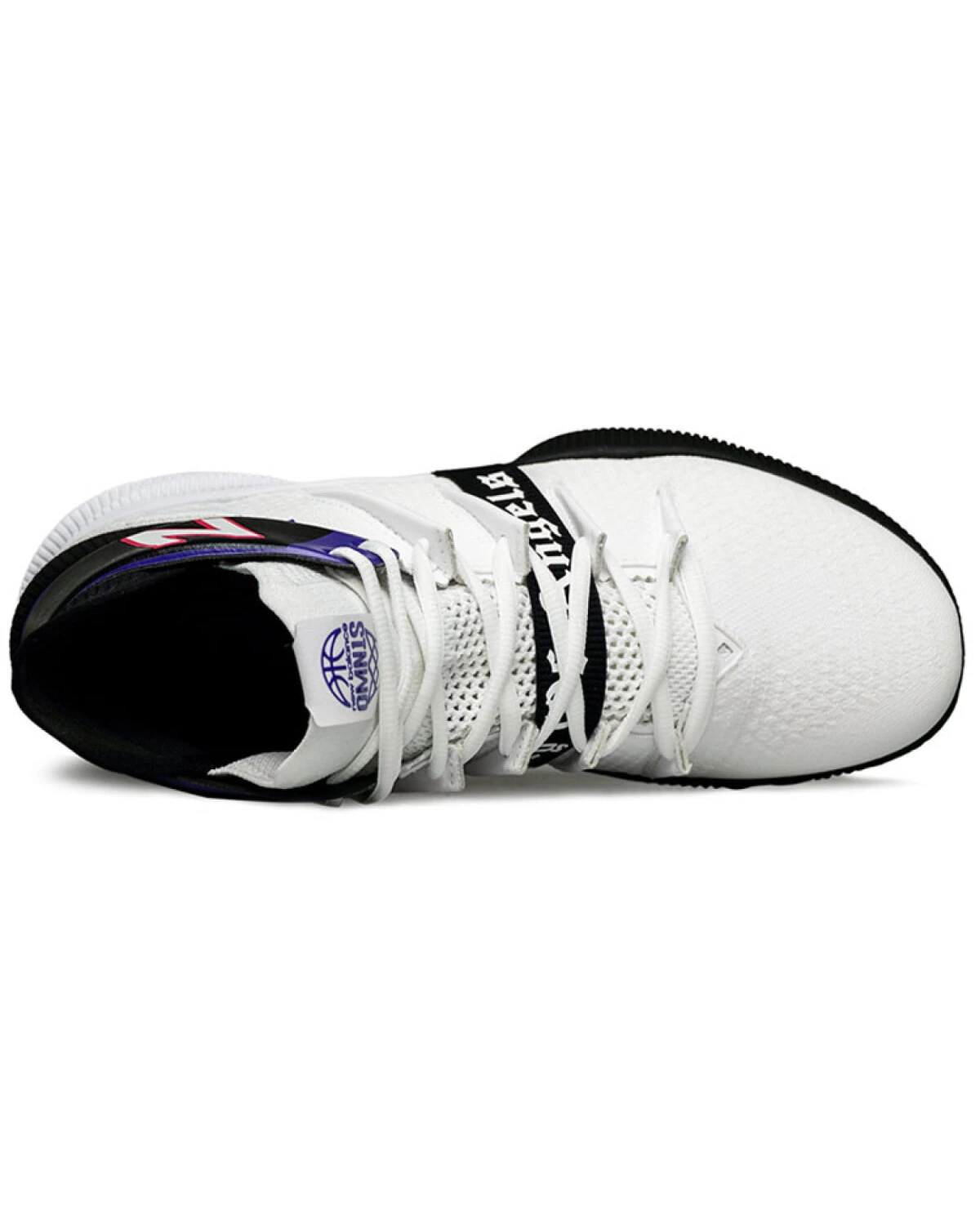 New Balance OMN1S мужские баскетбольные кроссовки черно-белые из ткани картинка