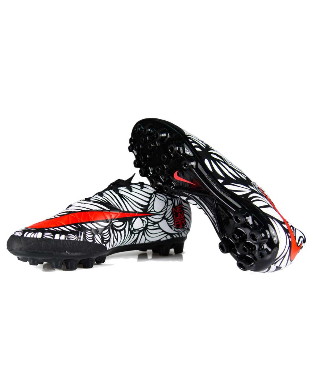 Nike Hypervenom Phelon 2 унисекс футбольные бутсы черно-белые картинка