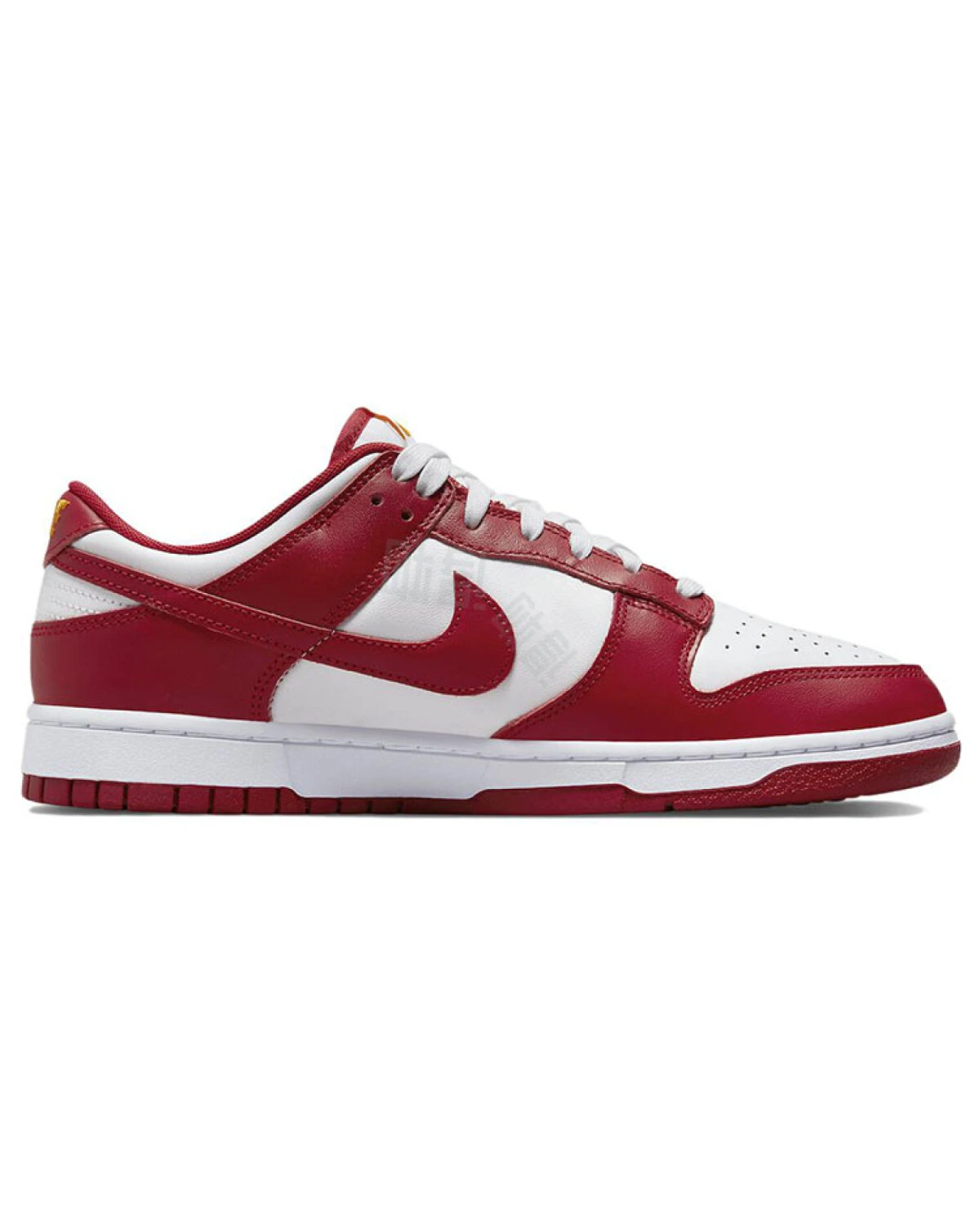 Nike Dunk Retro "Gym Red" мужские кроссовки бело-красные картинка