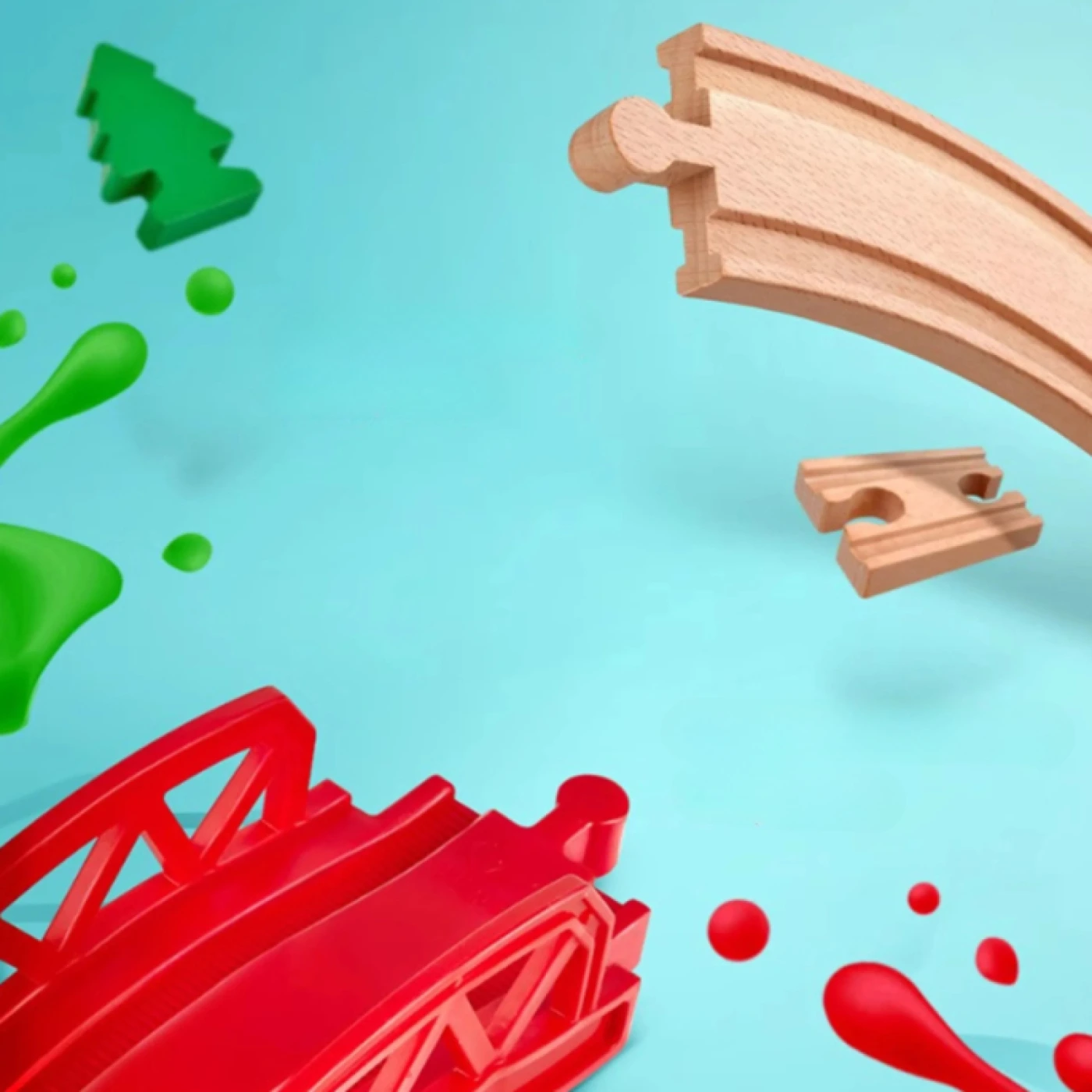 Развивающая игрушка электропоезд-трек HAPE картинка