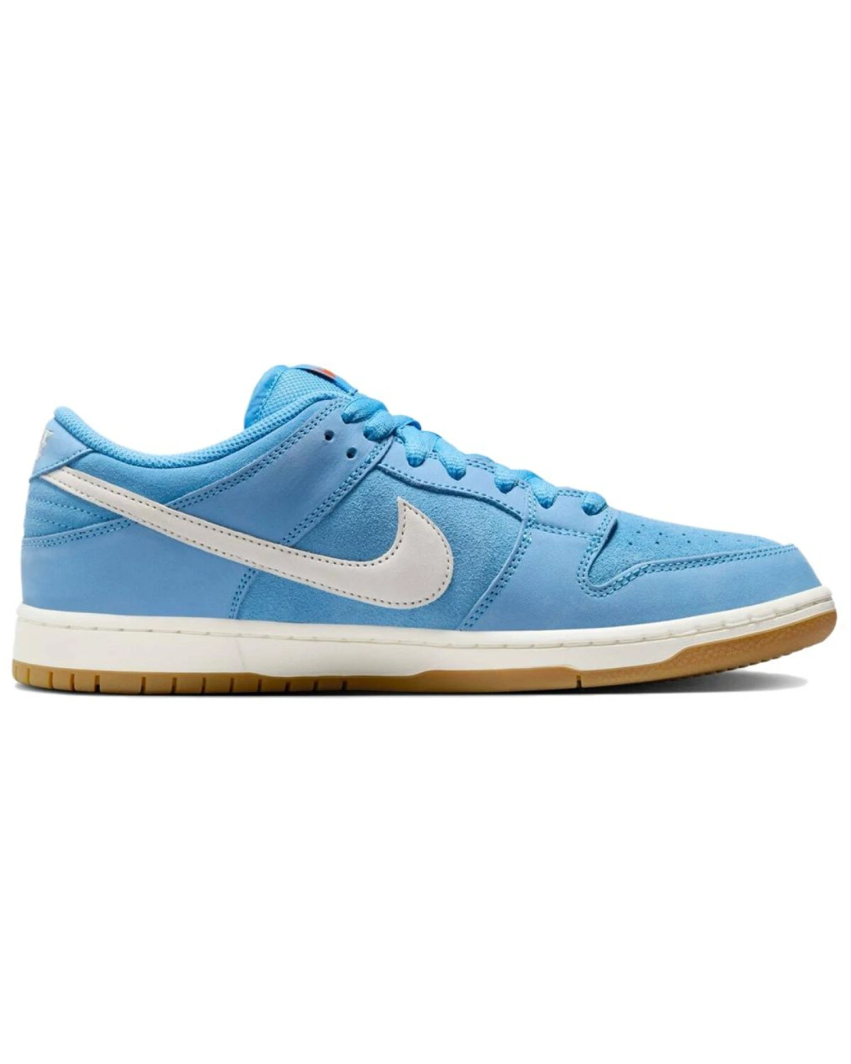 Nike Dunk SB унисекс кроссовки синие из кожи и замши картинка