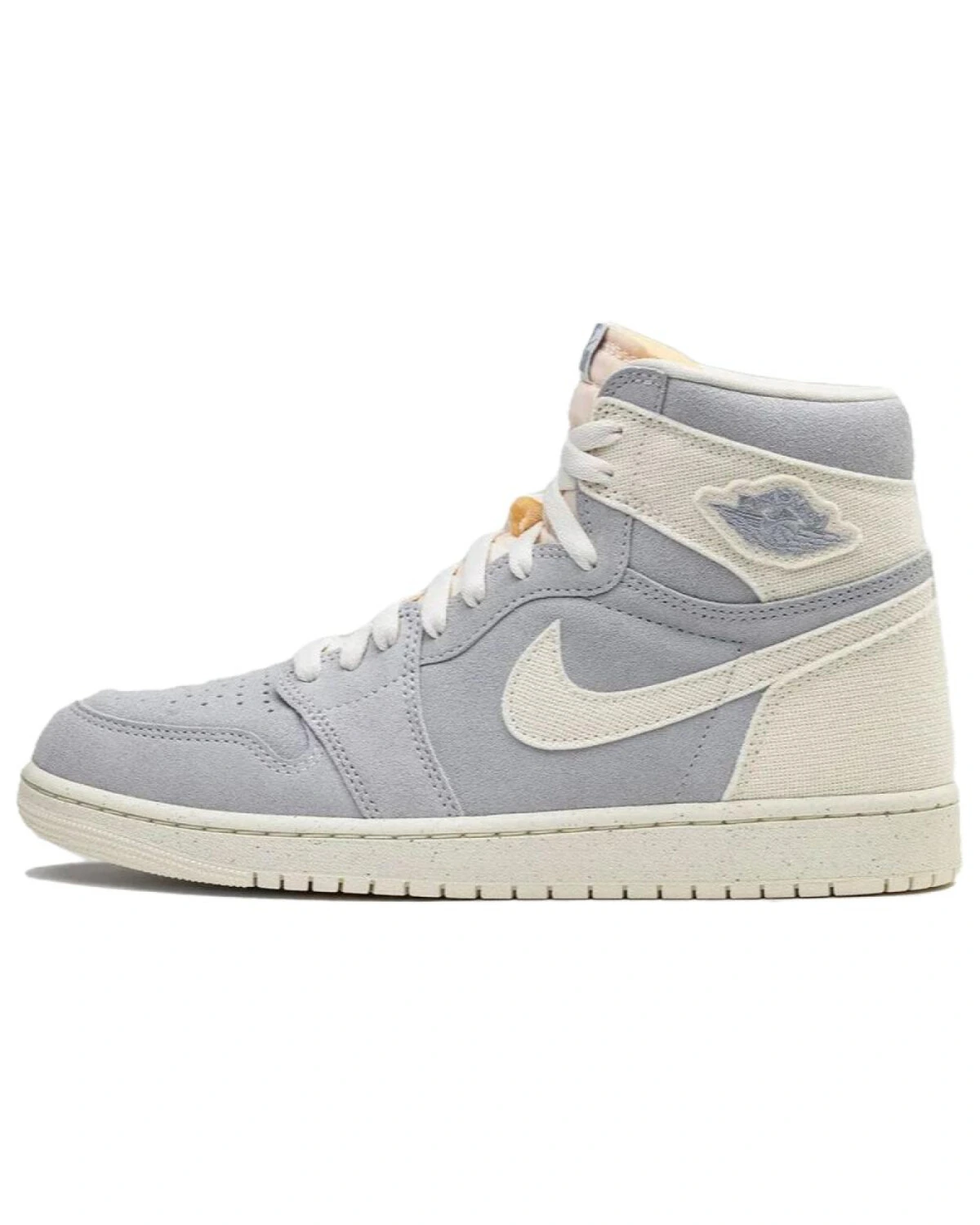 Jordan Air Jordan 1 мужские и женские баскетбольные кроссовки высокие серые картинка