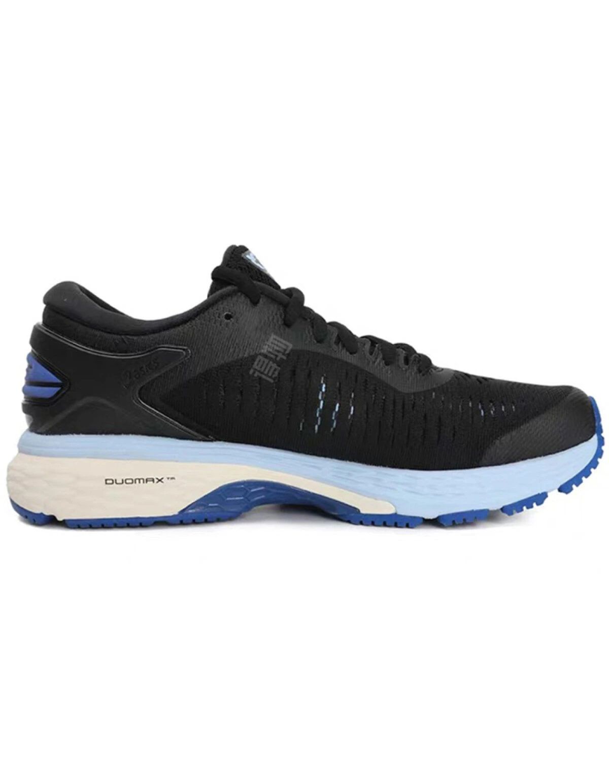 Asics Gel-Kayano 25 женские беговые кроссовки воздухопроницаемые чёрно-синие картинка