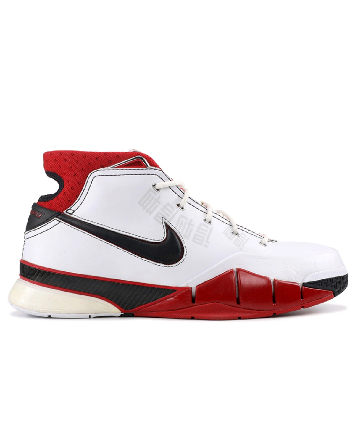 Nike Zoom Kobe 1 2006 All-Star мужские спортивные кроссовки бело-красные анти-скользящие картинка