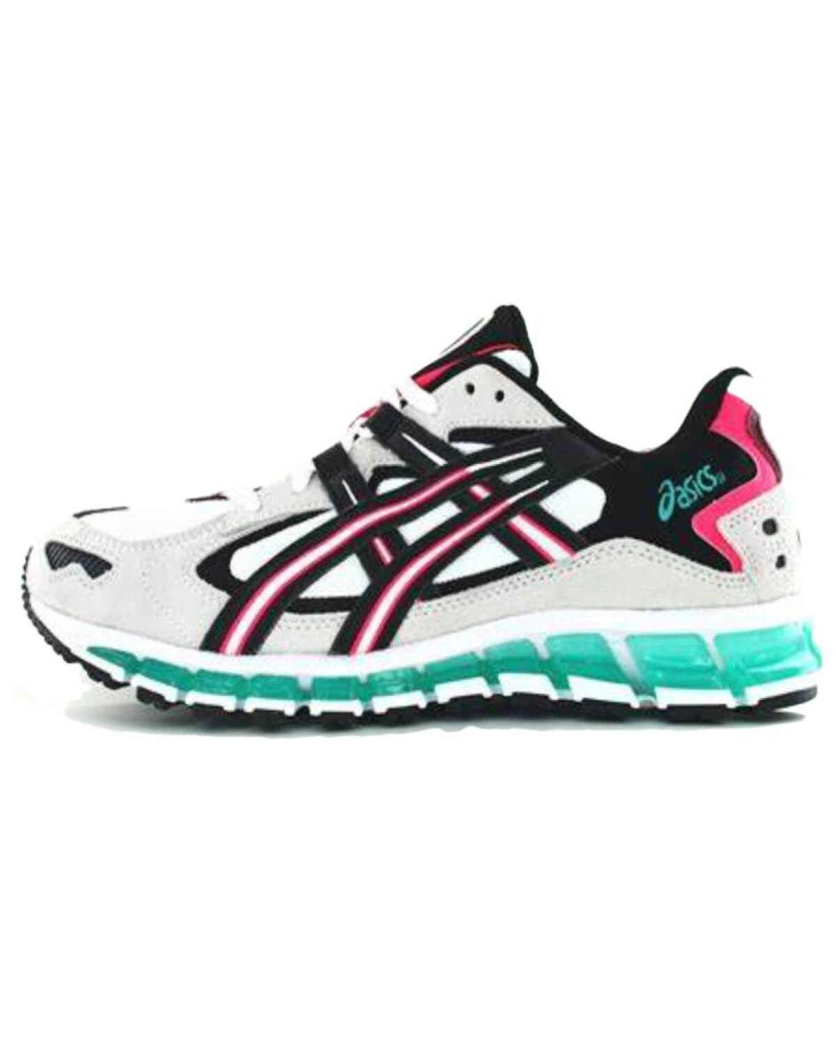Asics Gel-Kayano 5 мужские кроссовки с амортизацией бело-зелено-красные картинка