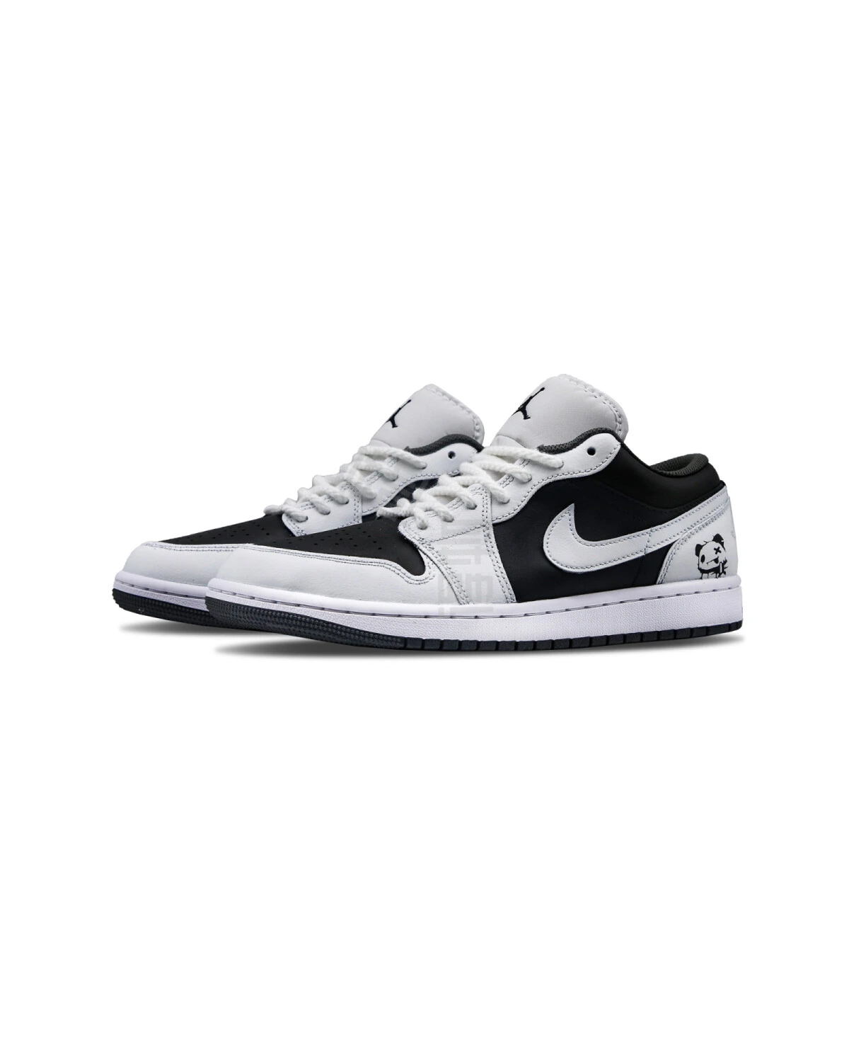 Jordan Air Jordan 1 Low unisex кроссовки ретро черно-белые картинка