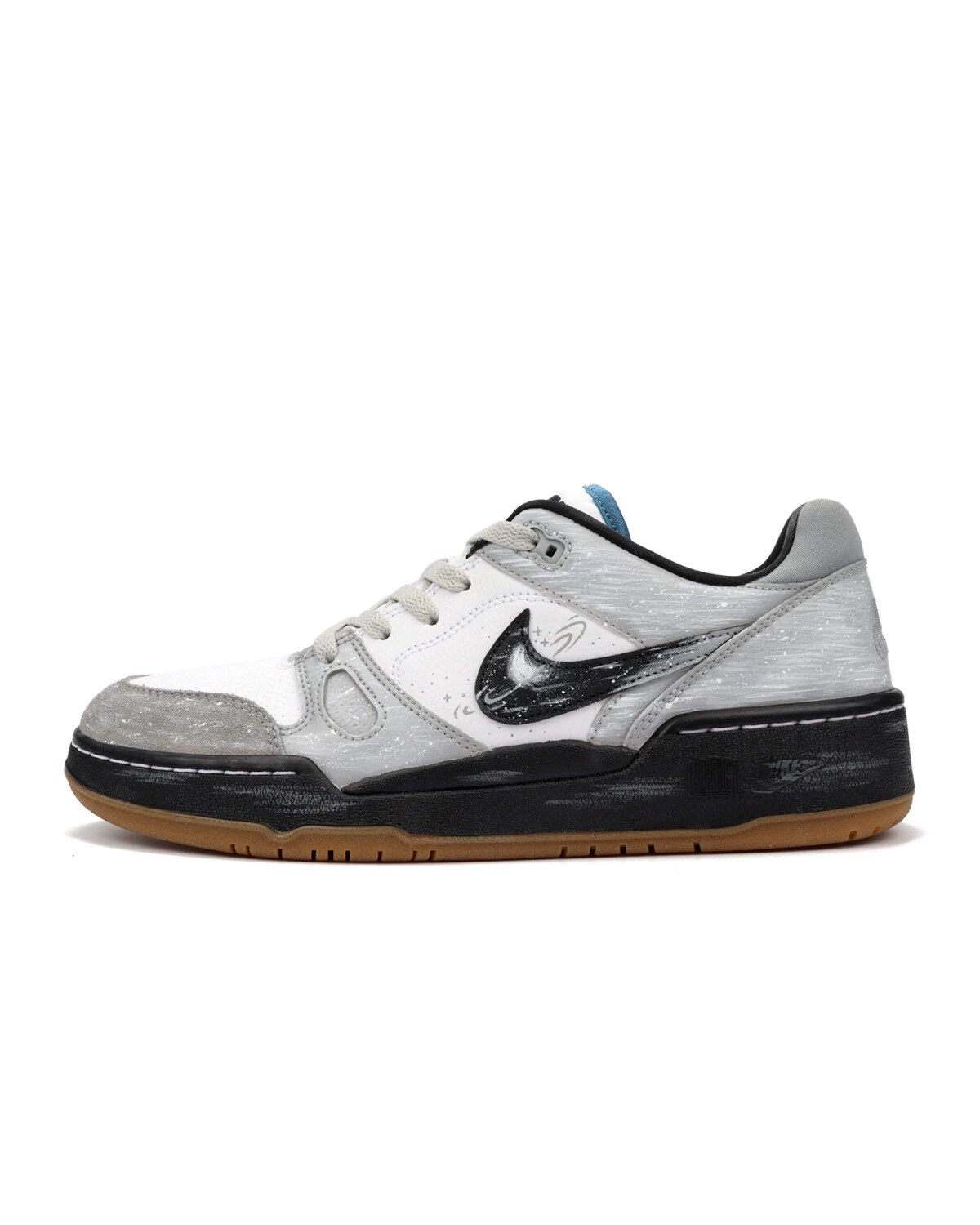 Nike Full Force мужские кроссовки износостойкие серо-белые картинка