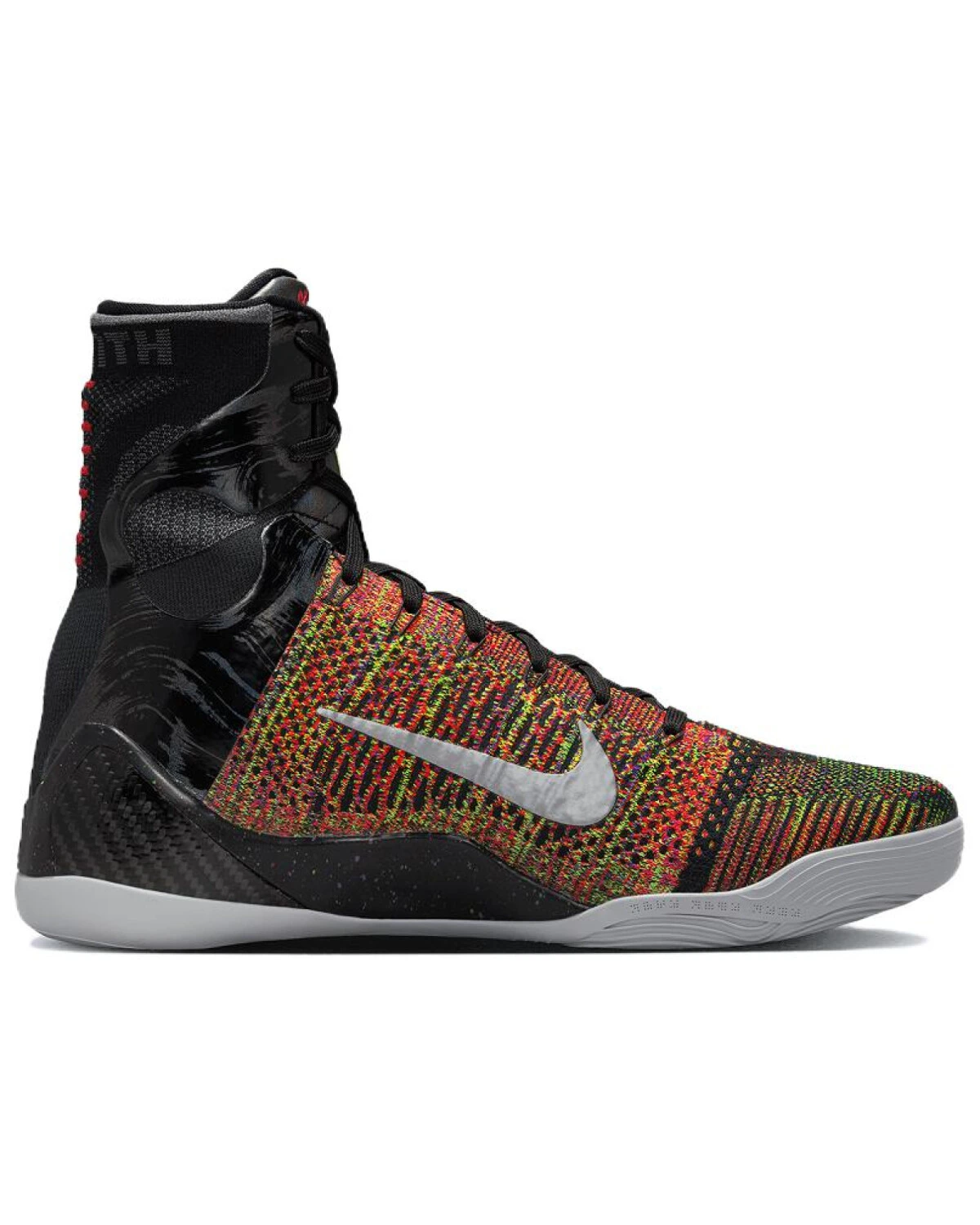 Nike Kobe 9 “Masterpiece” мужские баскетбольные кроссовки черно-серебристо-красные высокие картинка