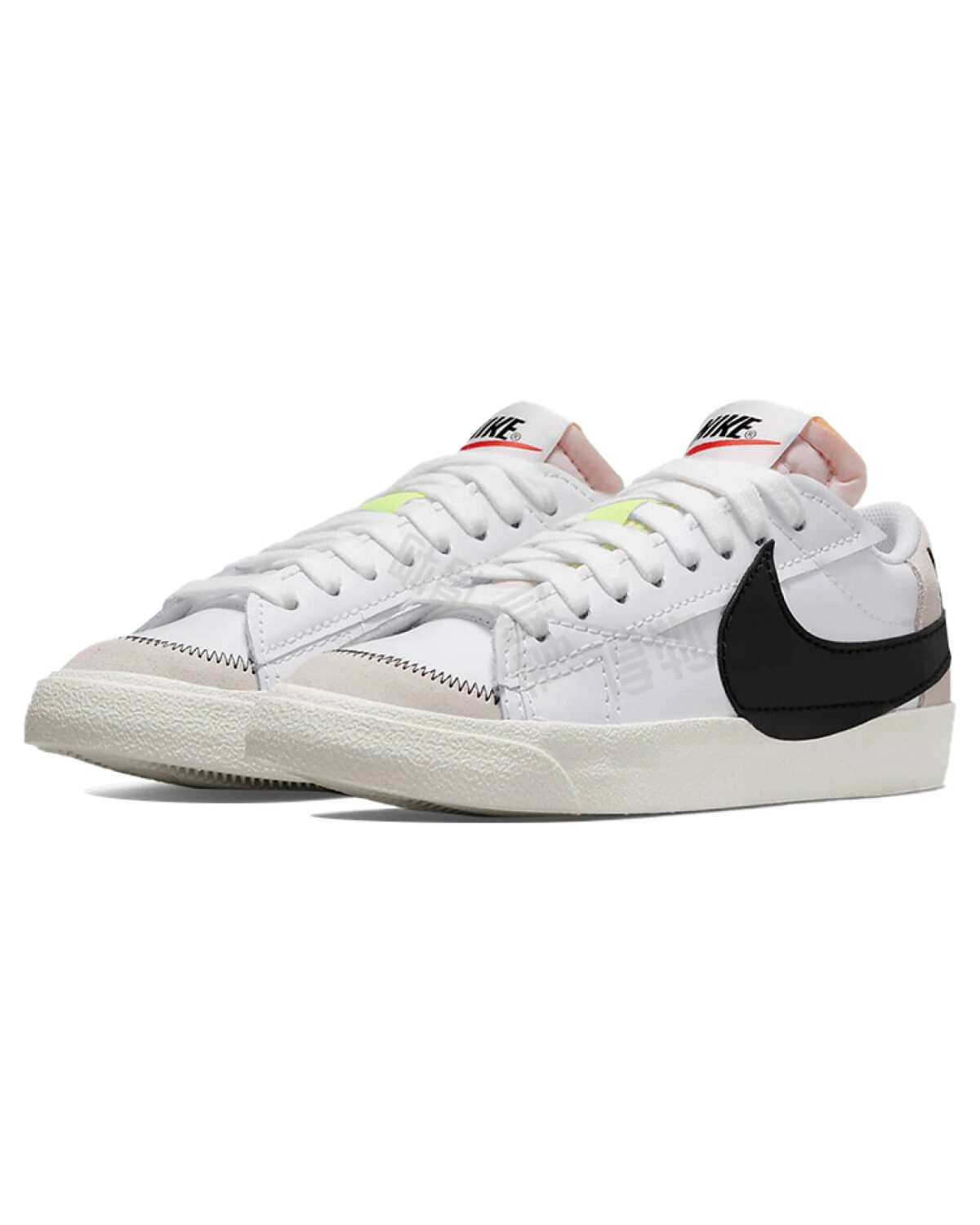 Nike Blazer Jumbo мужские кроссовки бело-чёрные картинка